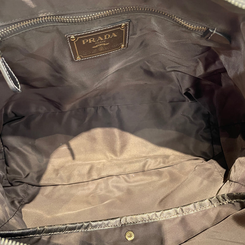 PRADA/Tote Bag/Nylon/BRW/Tessuto Tote