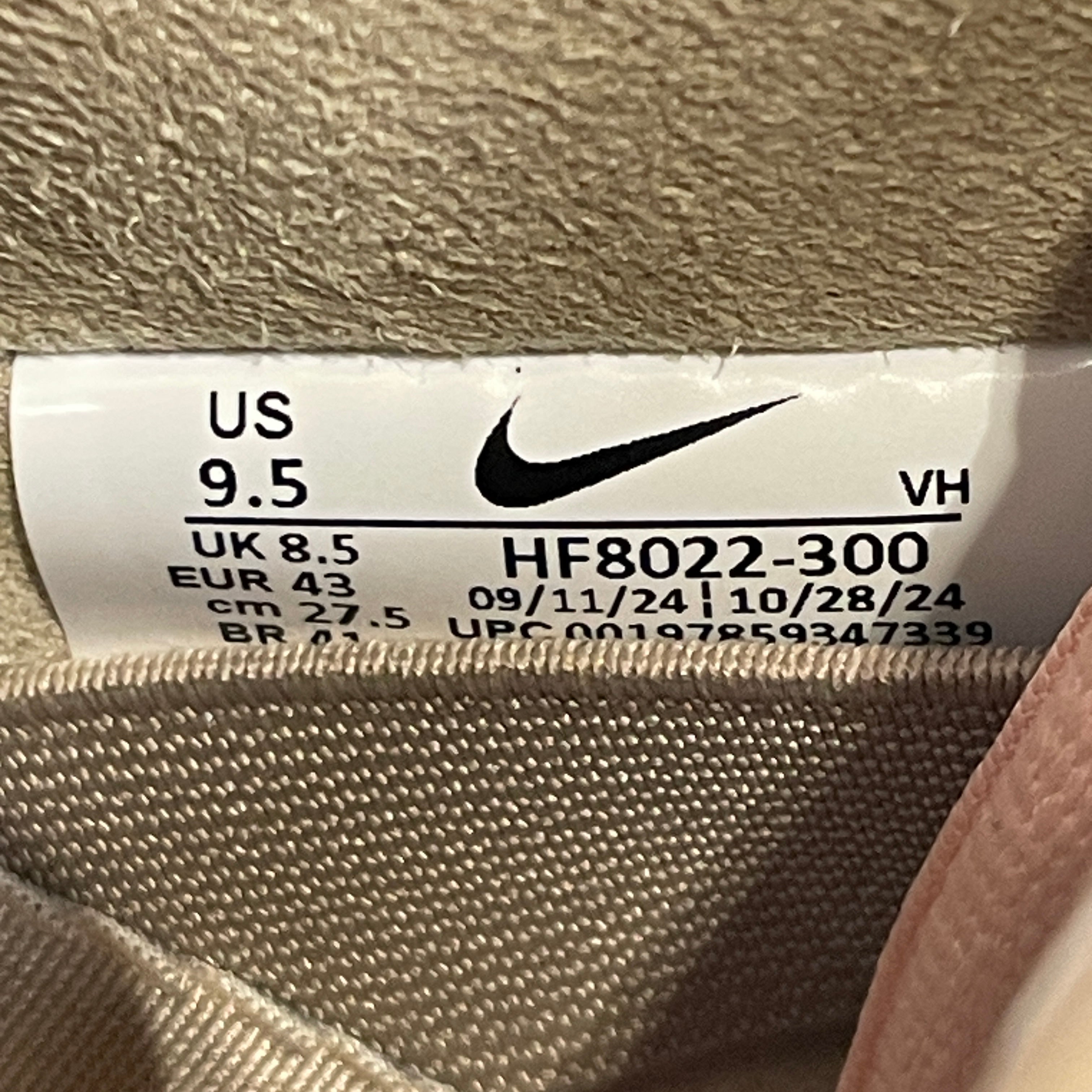 NIKE SB/Low-Sneakers/US 9.5/All Over Print/KHK/HF8022-300 view 3