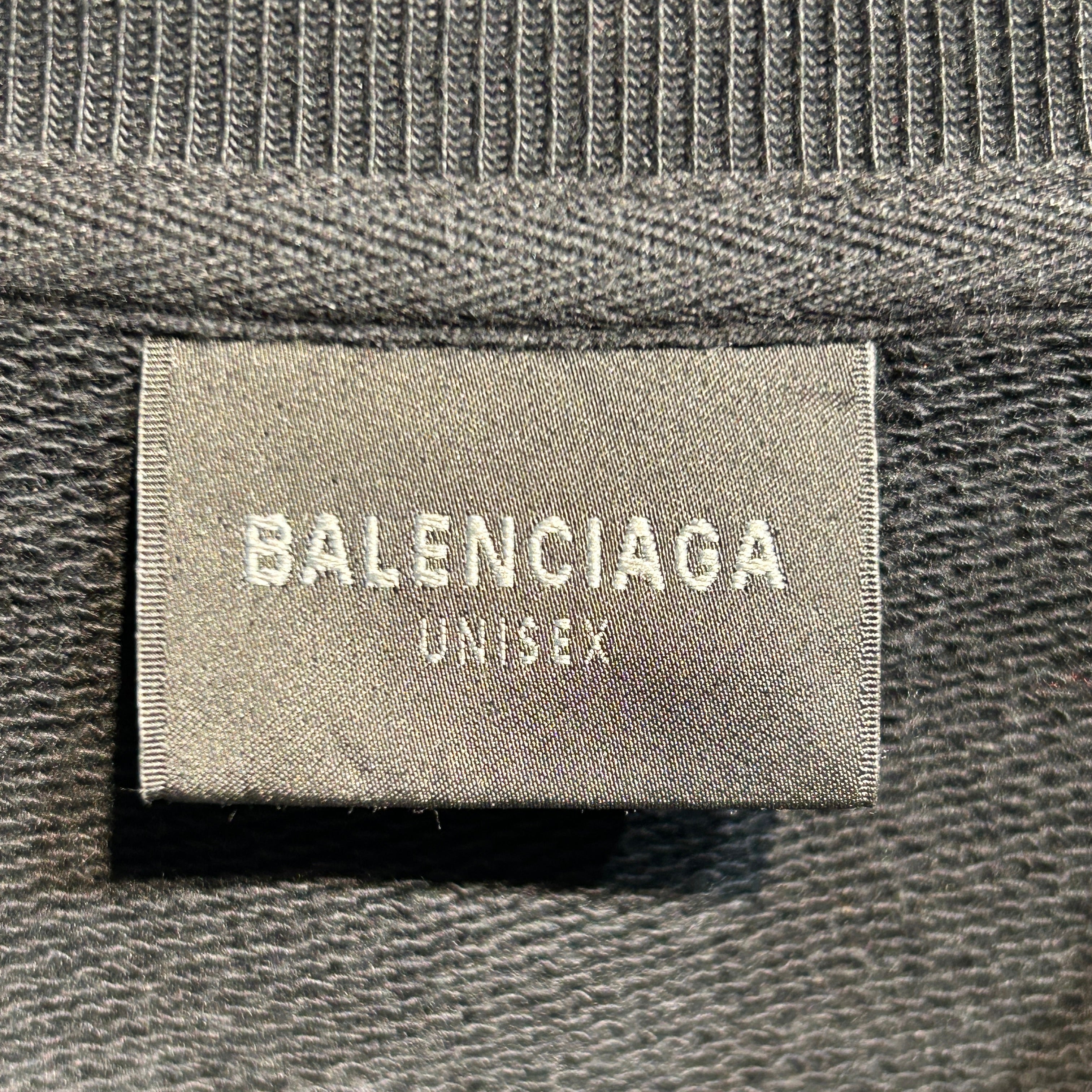 BALENCIAGA/Sweatshirt/M/Cotton/BLK/ view 3