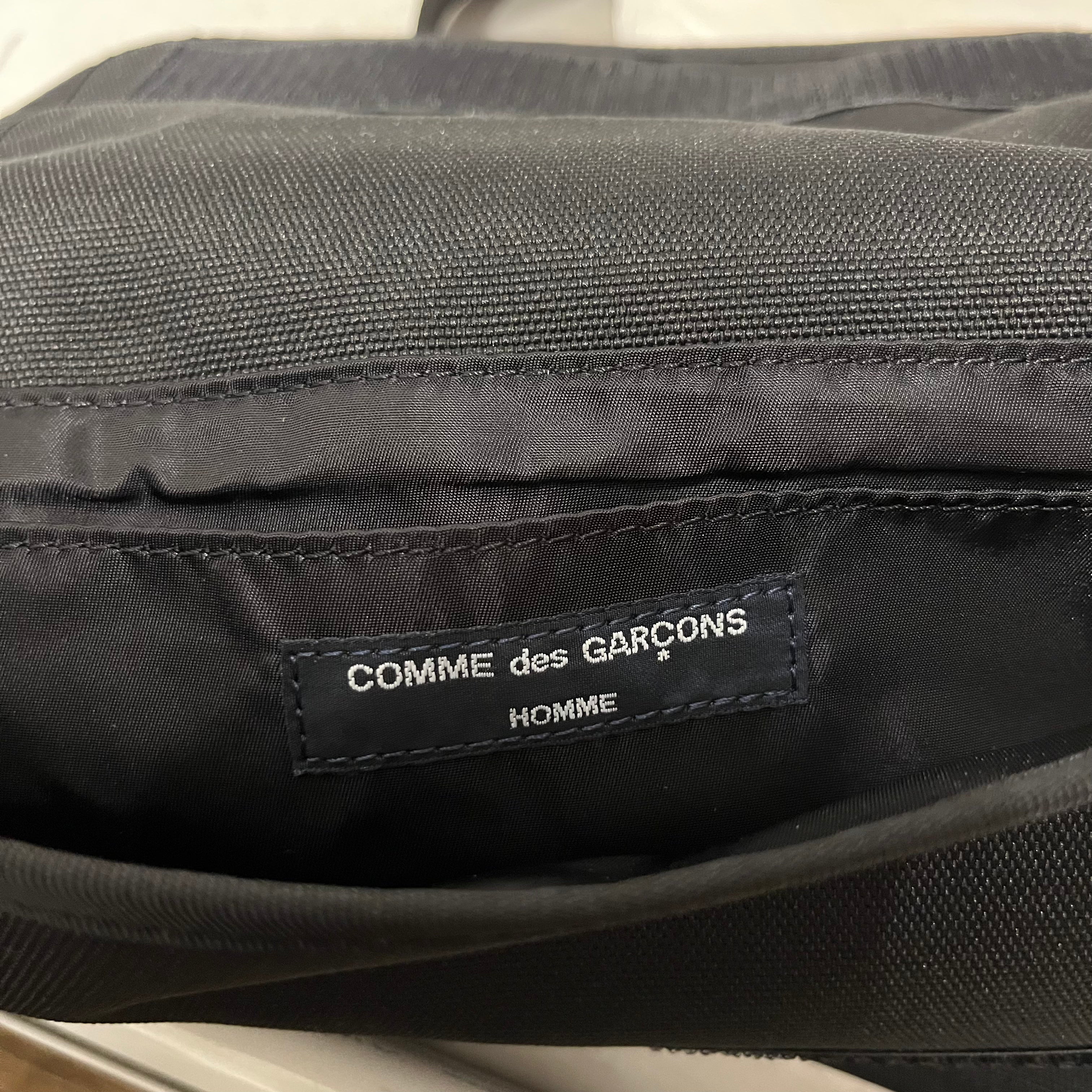 COMME des GARCONS HOMME/Cross Body Bag/Nylon/BLK/cdg homme cordura blk bag view 5