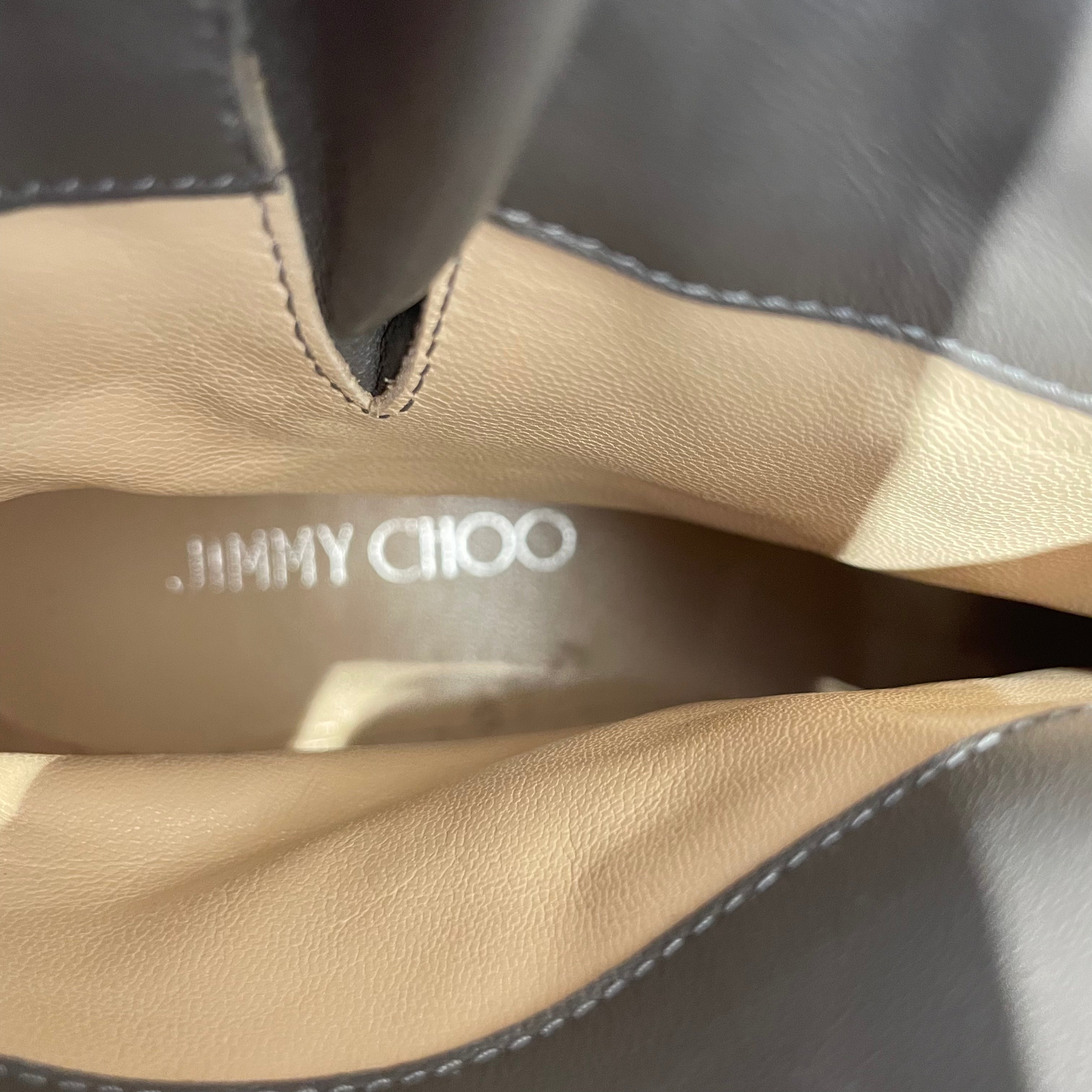 JIMMY CHOO/Boots/EU 36/Suede/GRY/STUDDED MOTO BOOTS view 3