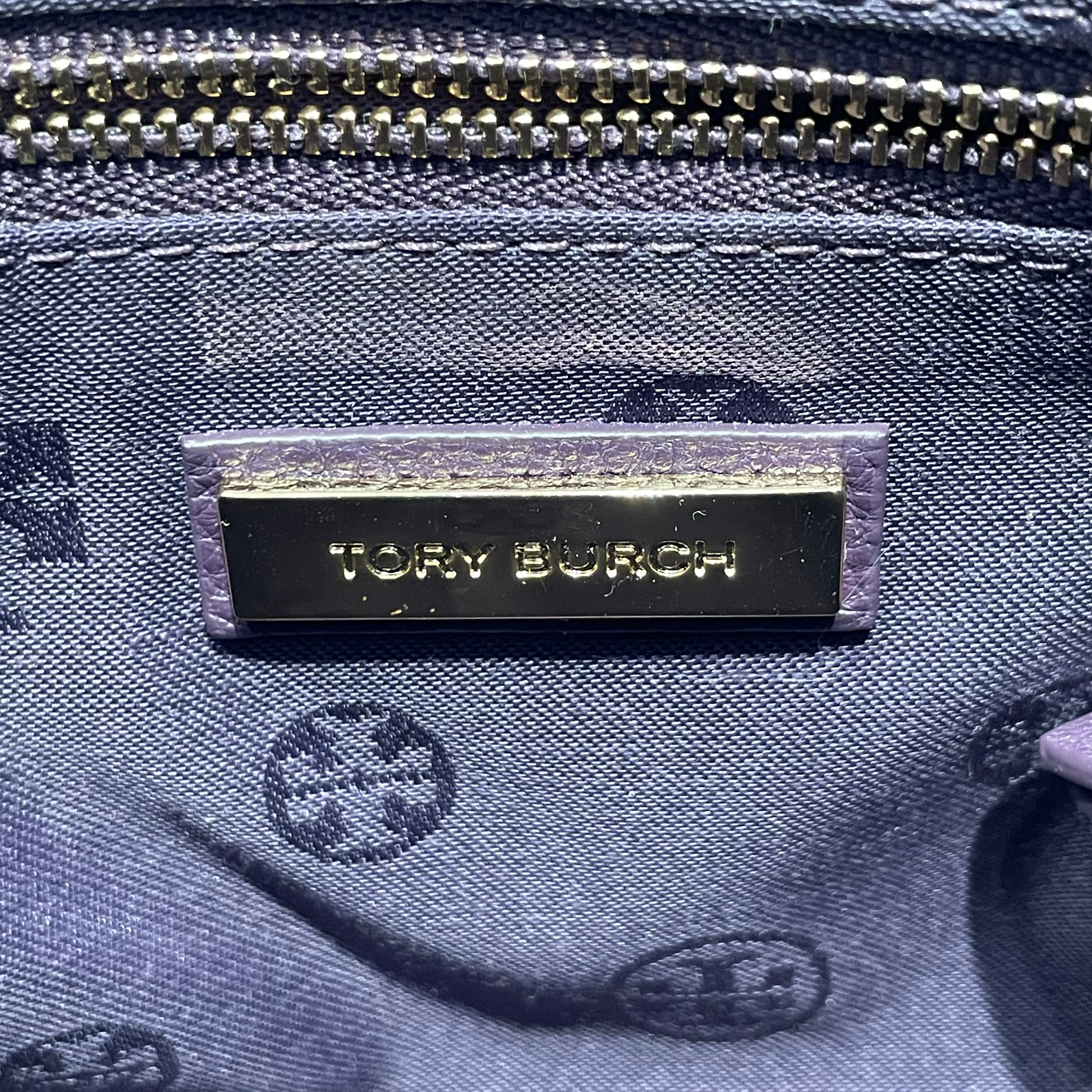 TORY BURCH/Cross Body Bag/Leather/PPL/Pebbled Ivy Zip view 5