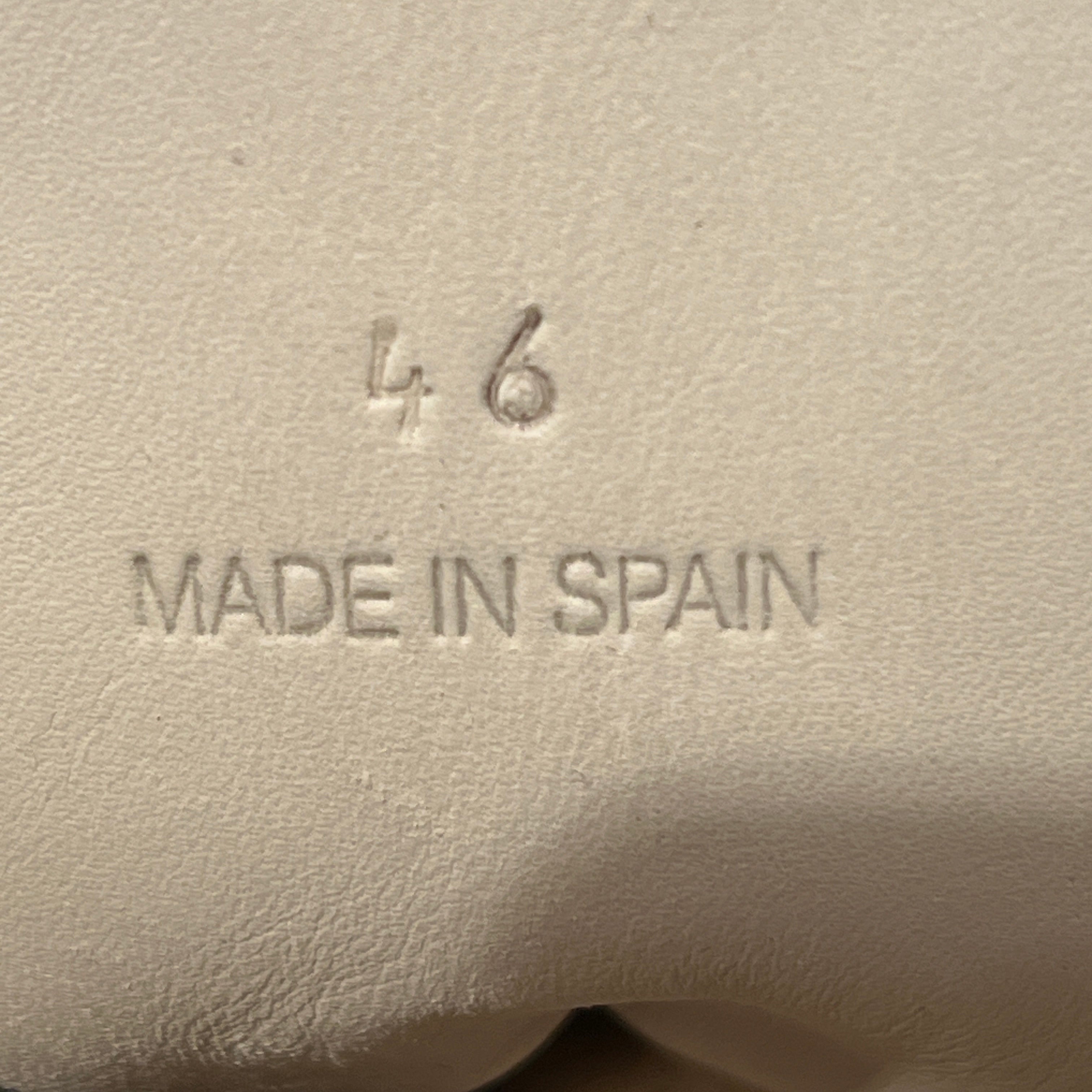 MARNI/Boots/EU 46/Leather/CRM/black toe & bottom logo back view 3