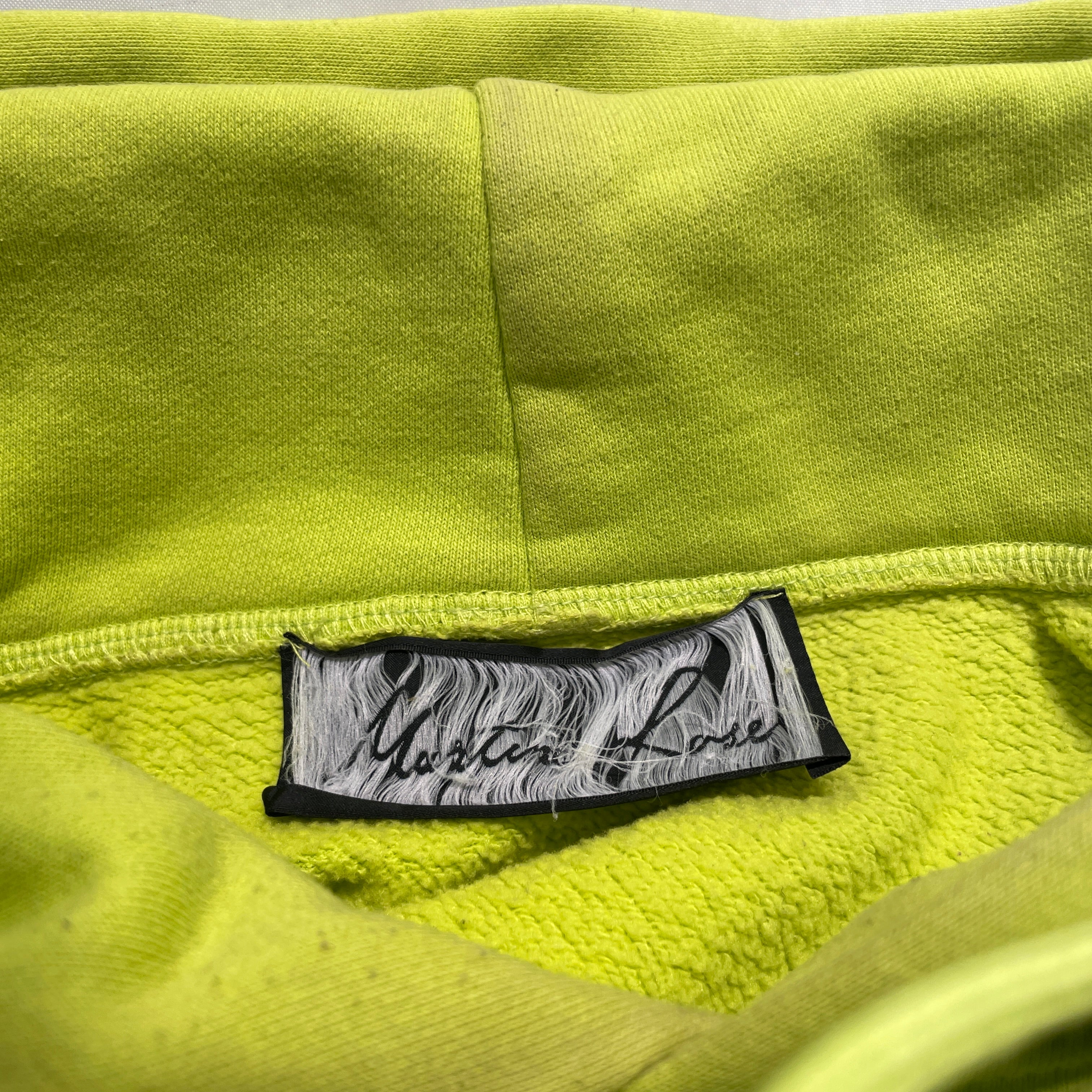 MARTINE ROSE/Hoodie/L/Cotton/GRN/ view 3
