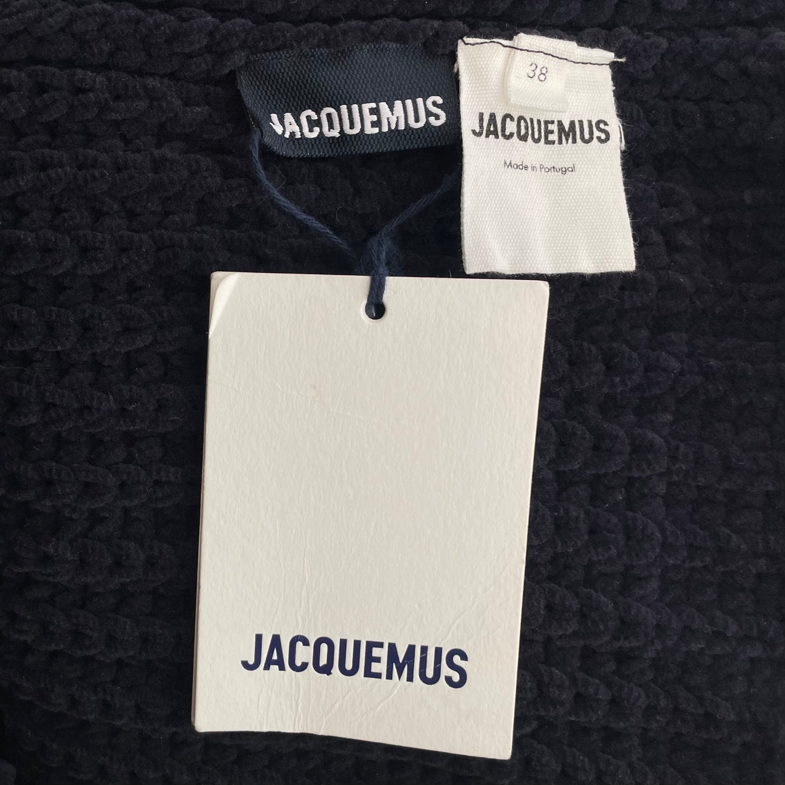 JACQUEMUS/Dress/S/Wool/NVY/CHUNKY KNIT - NWT view 3