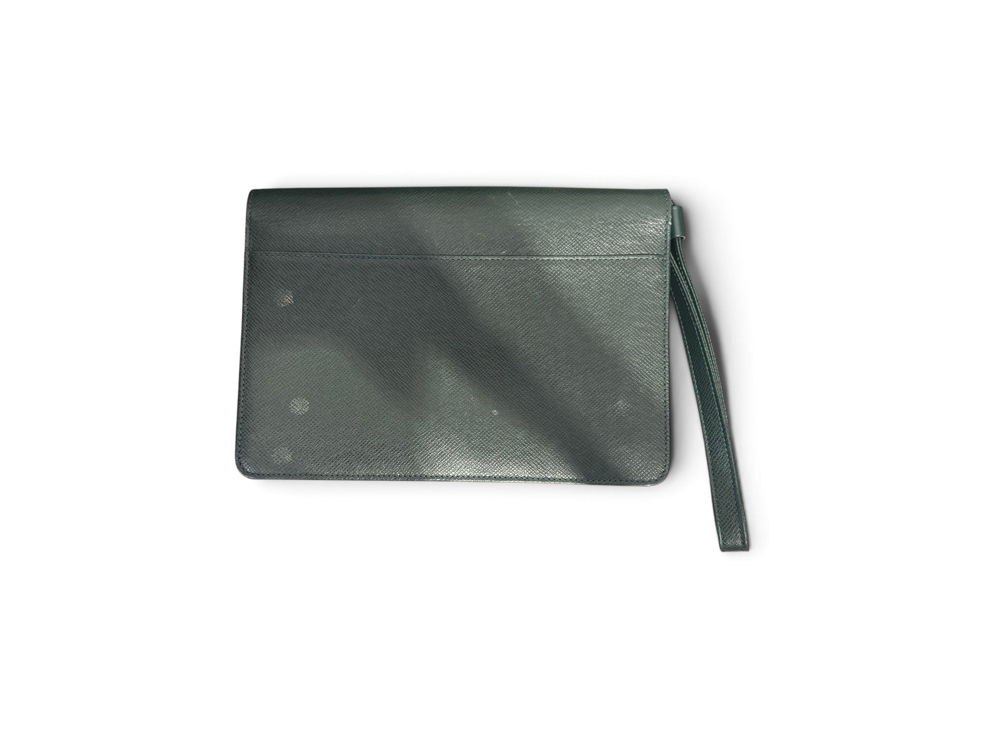 LOUIS VUITTON/Pouch/Leather/GRN/taiga leather view 2