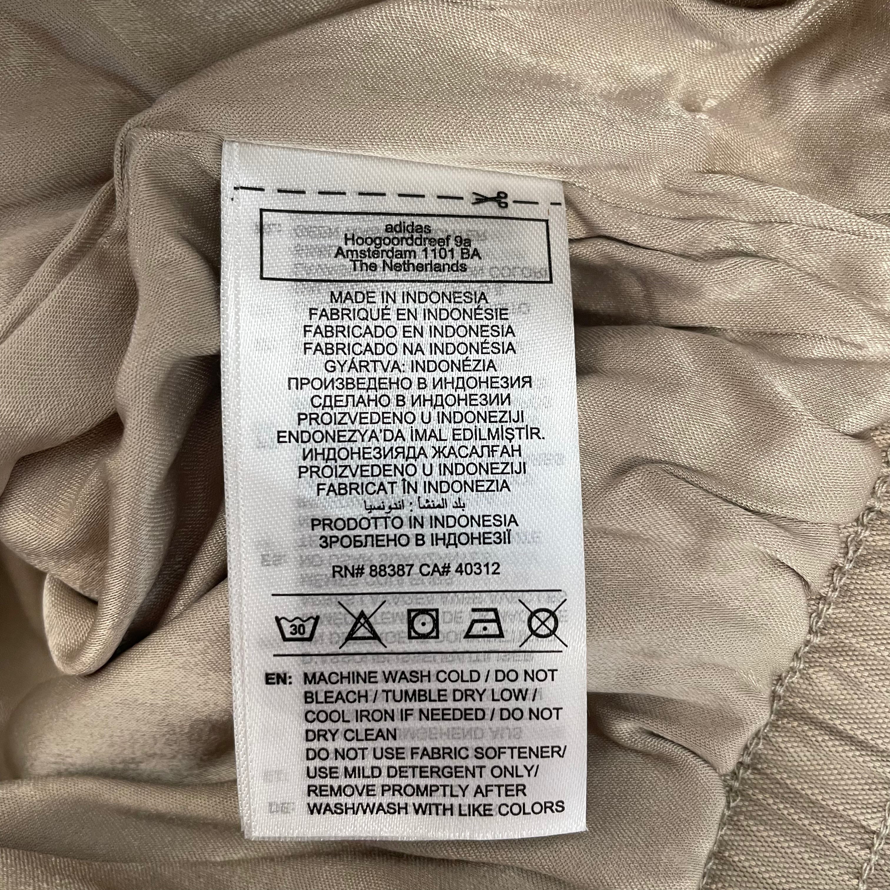 adidas/WILLY CHAVARRIA/Windbreaker/L/Cotton/BEG/white details chino jacket view 4