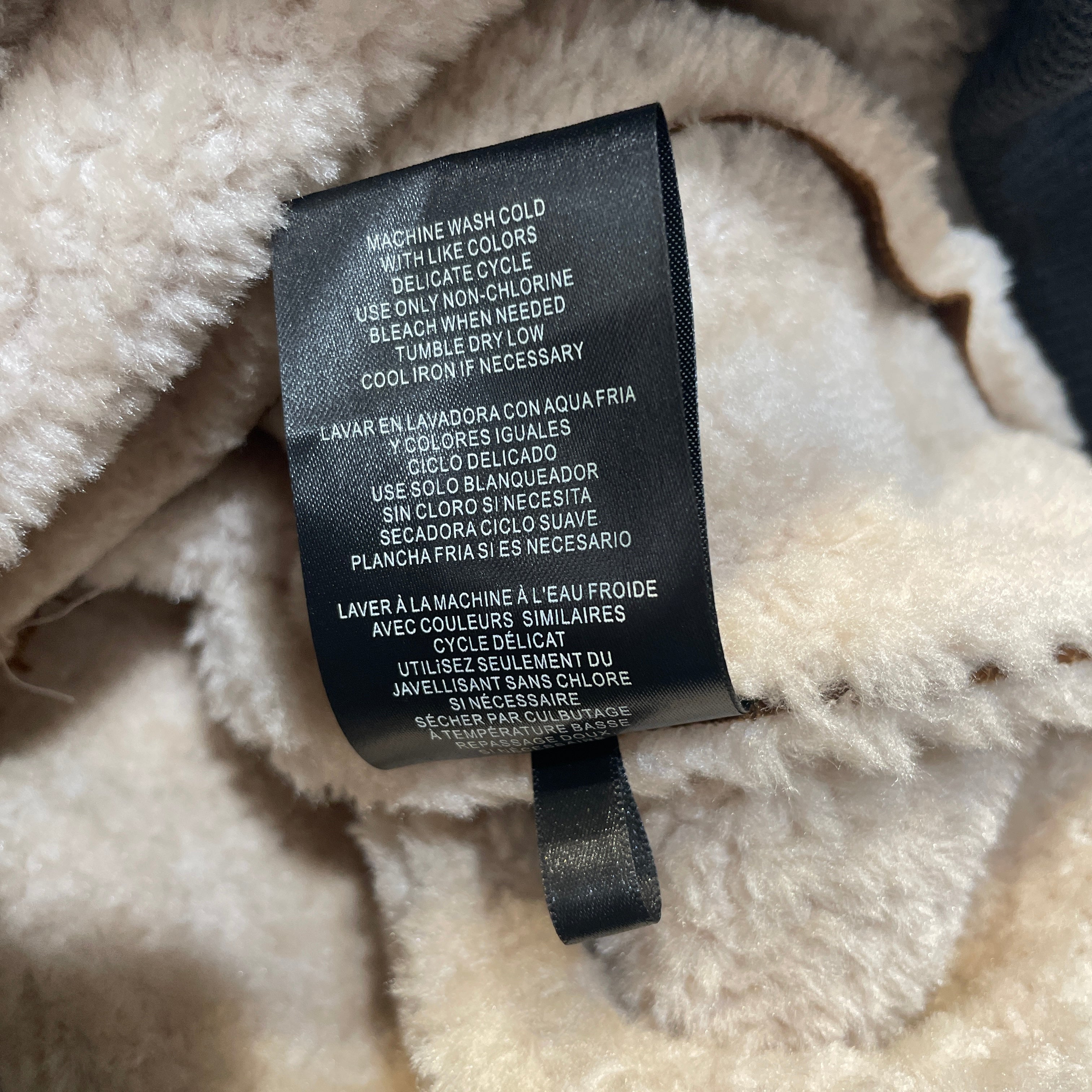 DKNY(DONNA KARAN NEW YORK)/Coat/XL/Polyester/CML/Faux Shearling Suede Bomber view 4