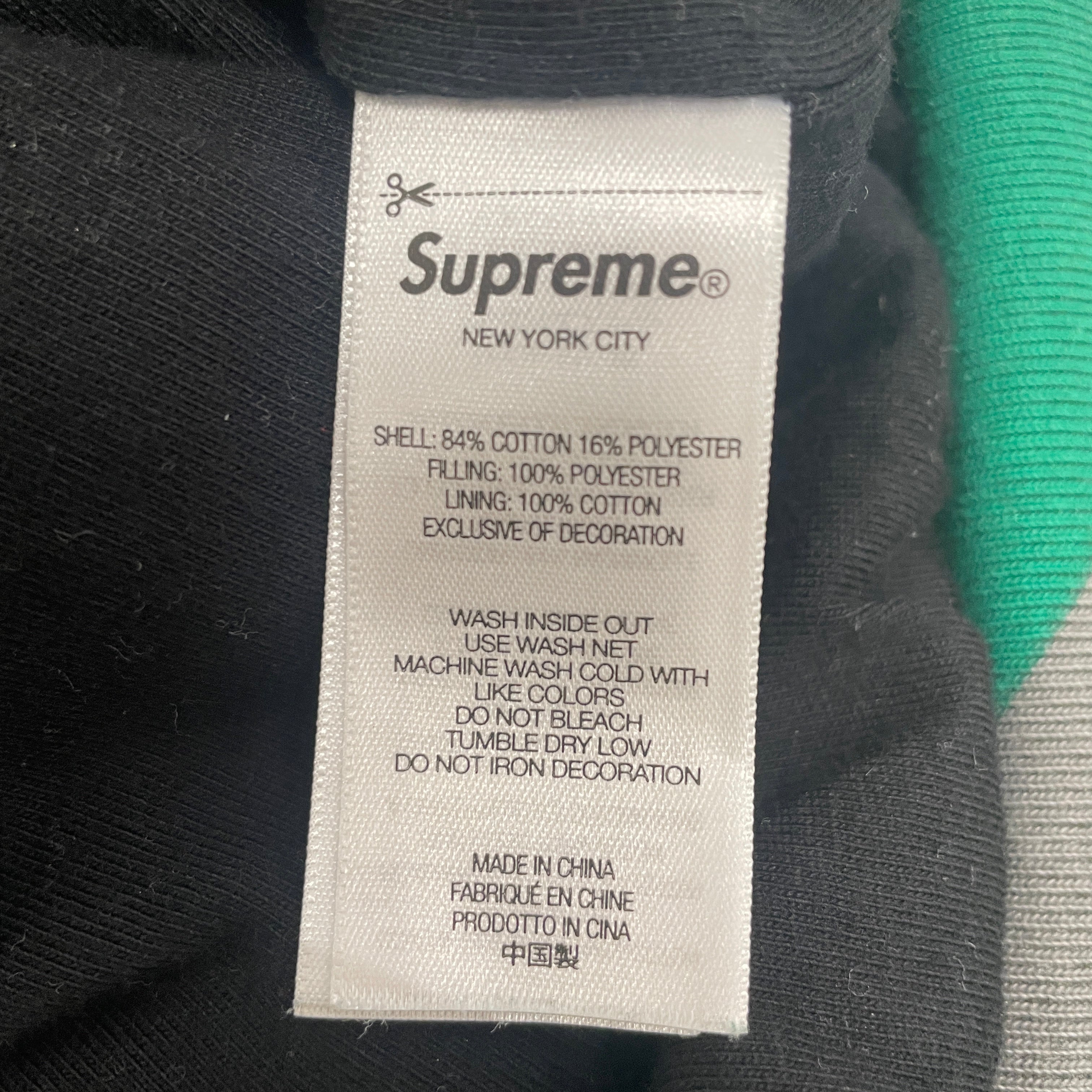 Supreme/Hoodie/L/Camouflage/Cotton/GRN/quilted zip-up view 4