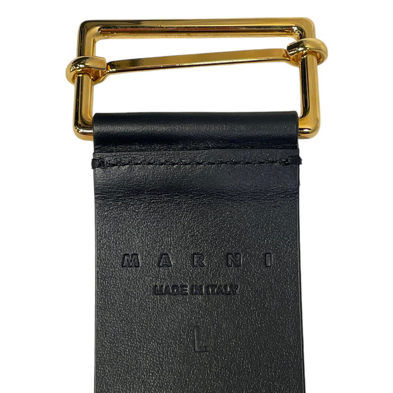 MARNI/Belt/L/Stripe/Leather/BEG/