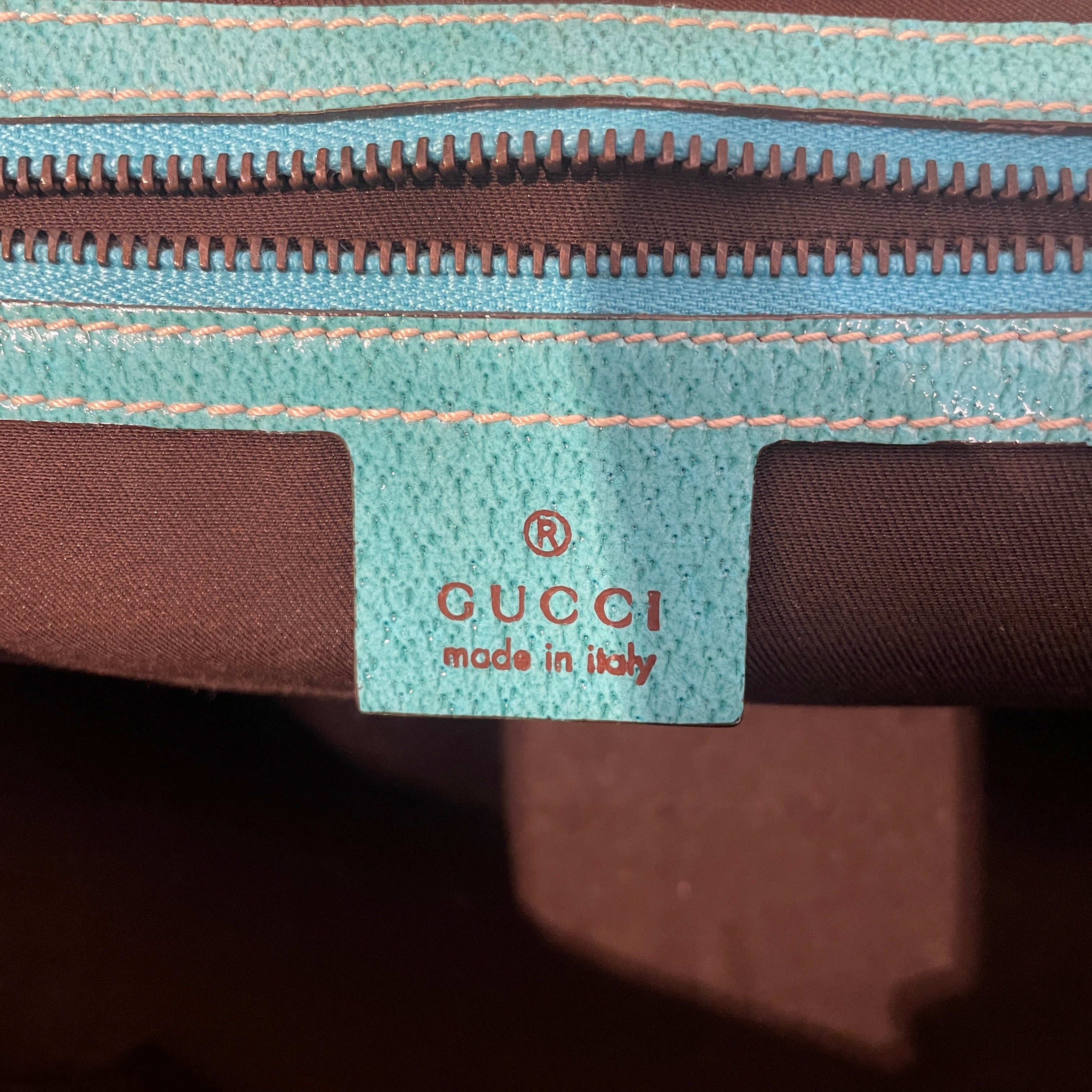 GUCCI/Hand Bag/Monogram/BLU/GG Canvas Bardot view 5