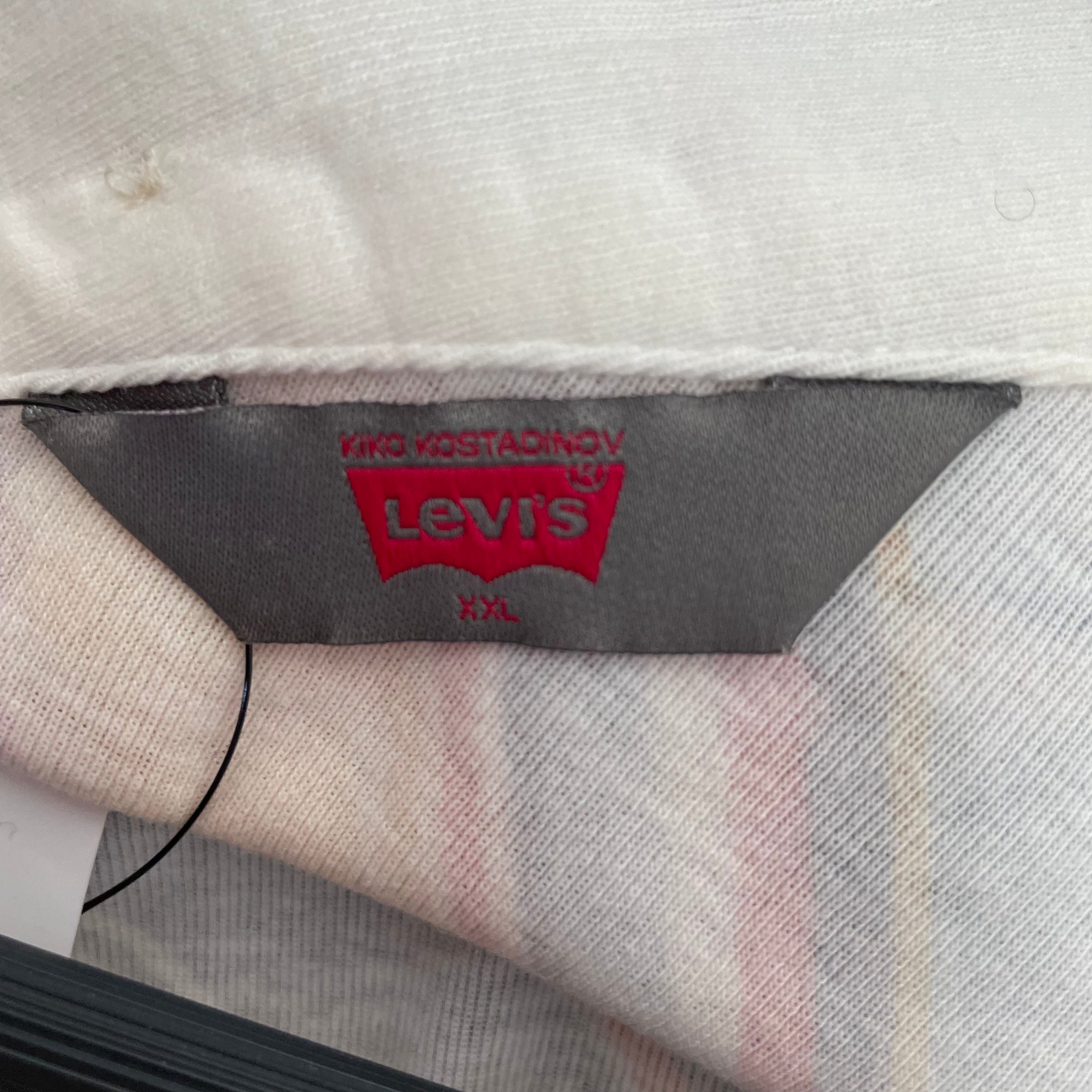 Levi's/Kiko Kostadinov/Shirt Dress/XL/Stripe/Cotton/MLT/DIAGONAL STRIPE AND BUTTONS view 3