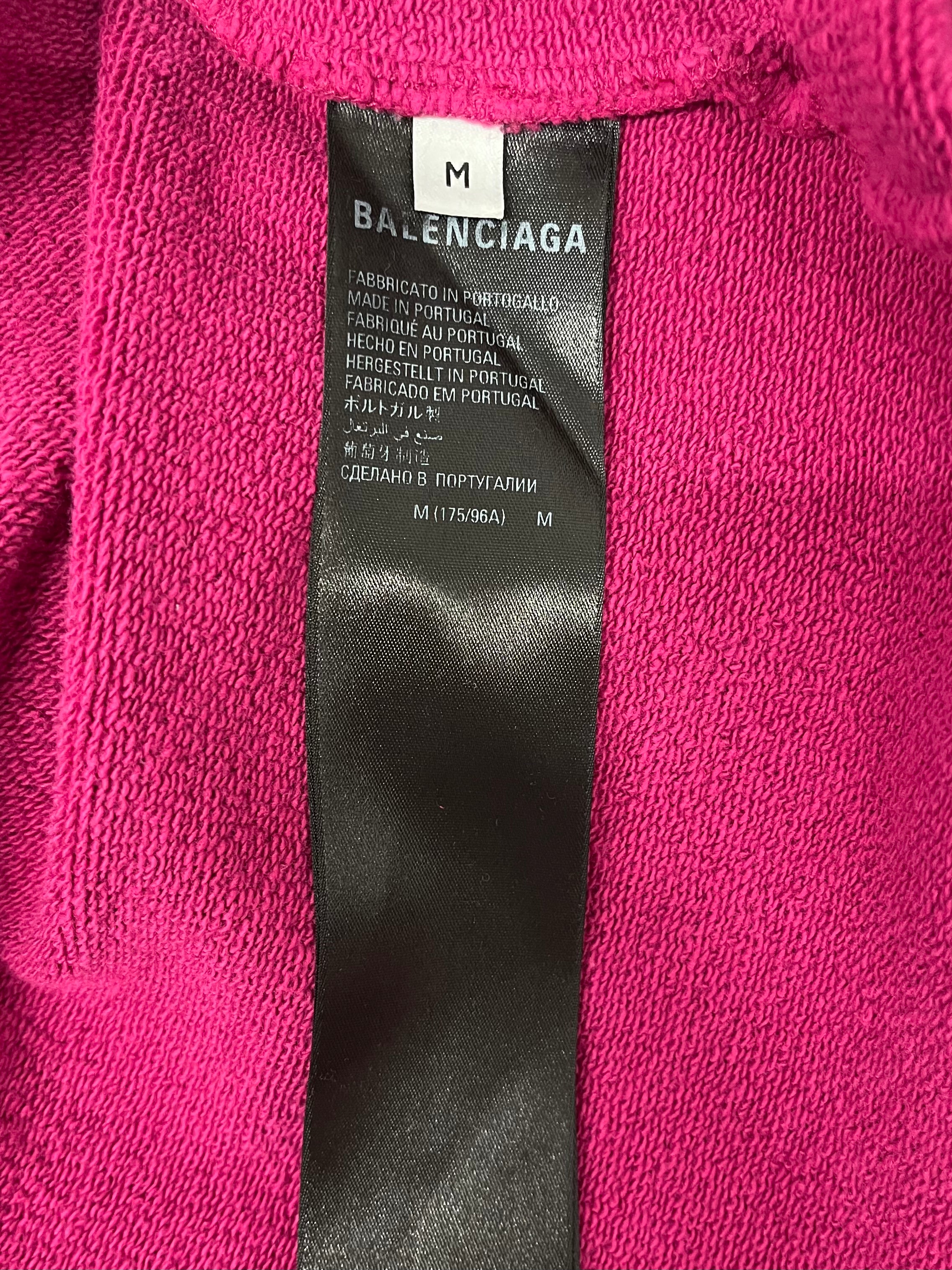 BALENCIAGA/Sweatshirt/M/Cotton/PNK/Oversize/CAMPAIGN LOGO HOODIE view 4