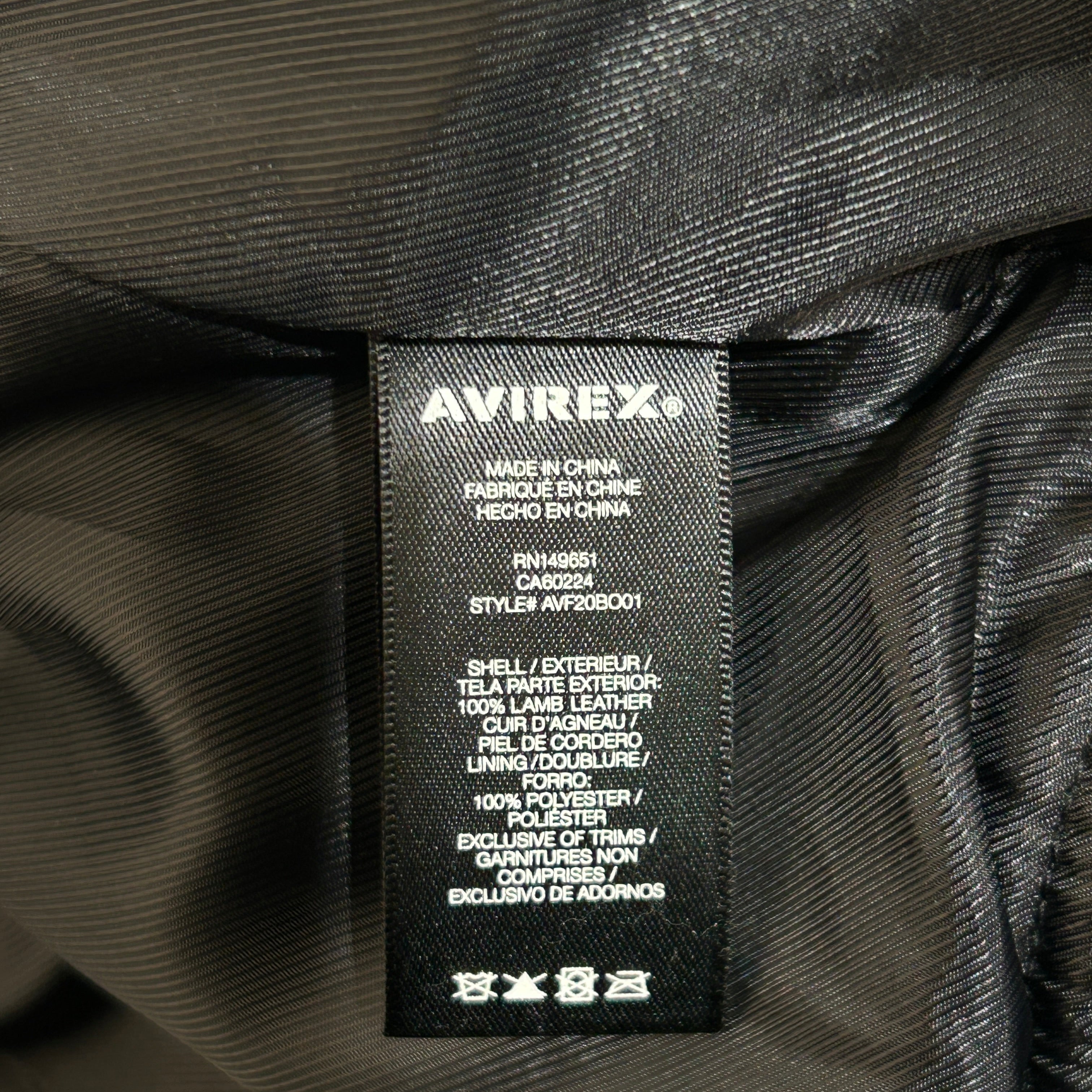 AVIREX/Leather Jkt/XL/Leather/BLK/ICON JACKET 1975 PATCH view 4