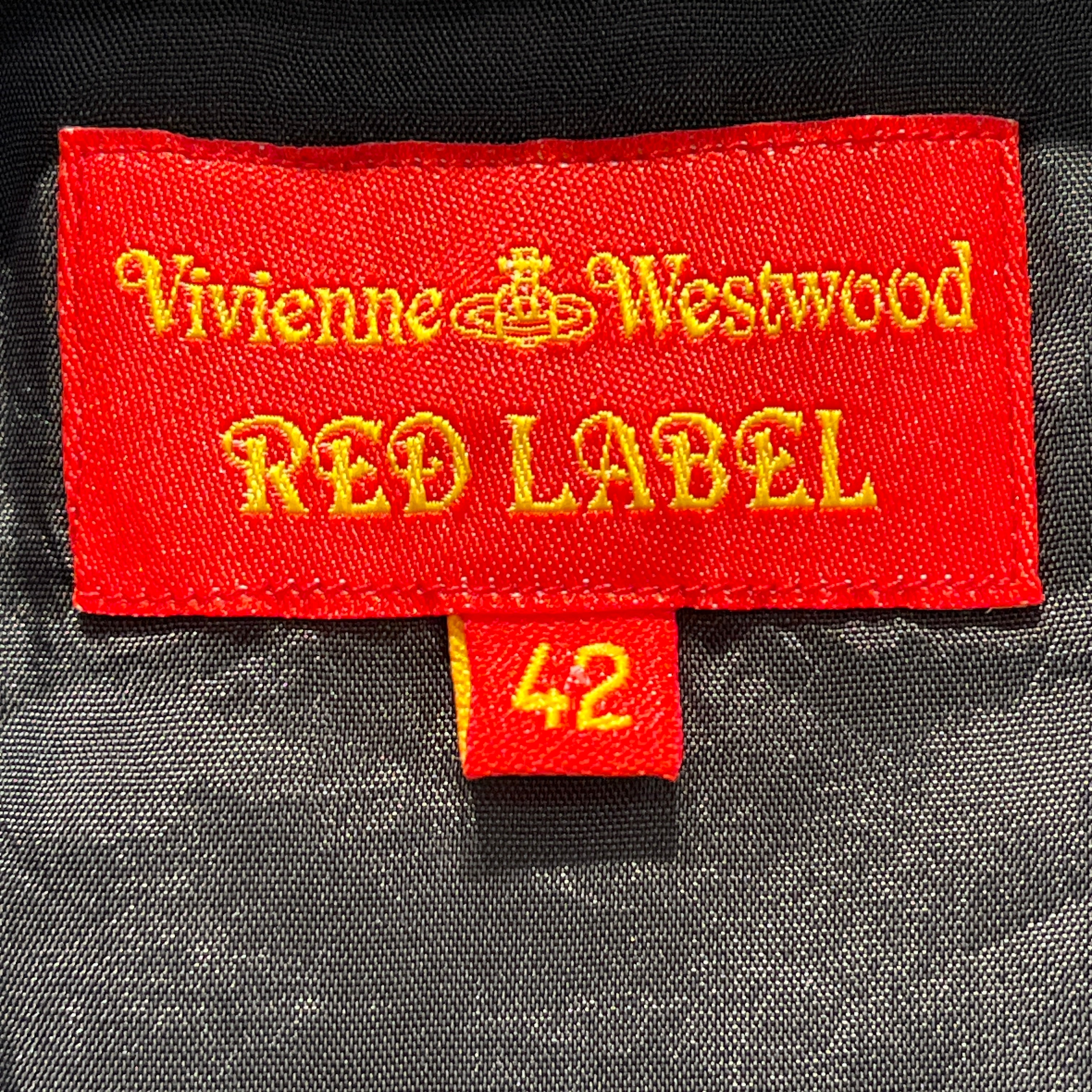 Vivienne Westwood RED LABEL/Vest/M/L/Stripe/Cotton/BLK/ASYM TIE VEST view 3