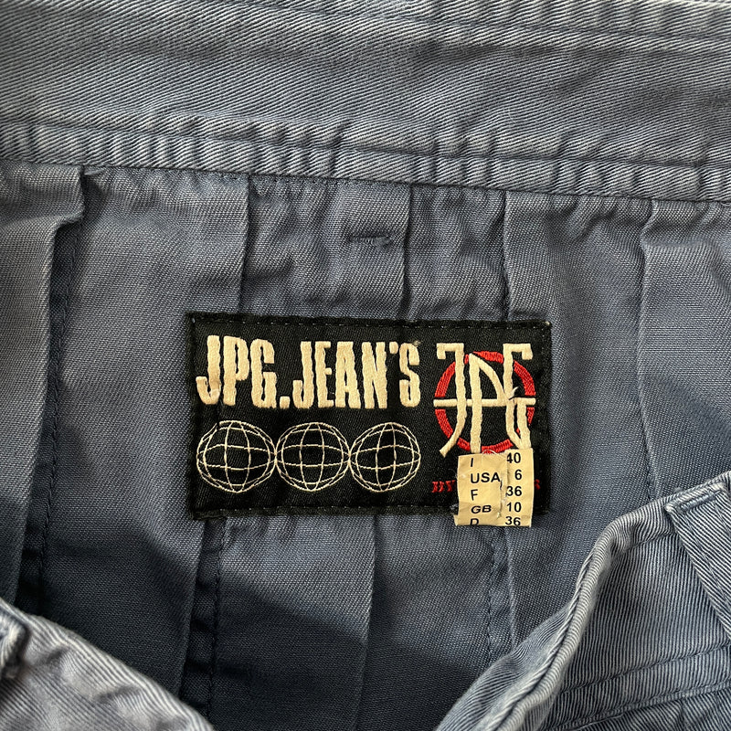 Jean Paul Gaultier/Skirt/6/Cotton/BLU/JPG JEANS / SLV STUDS