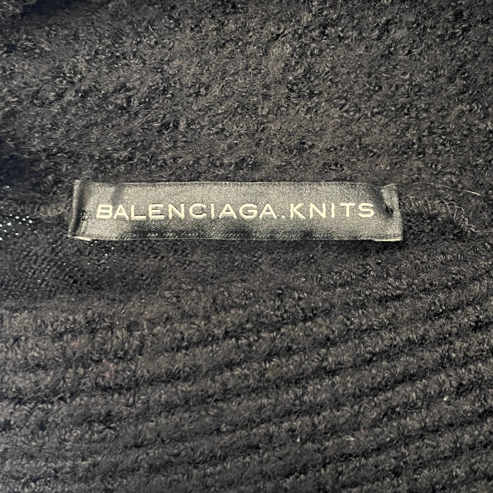 BALENCIAGA/Sweater/36/Wool/BLK/Turtle Neck/2006 BALENCIAGA KNIT view 3