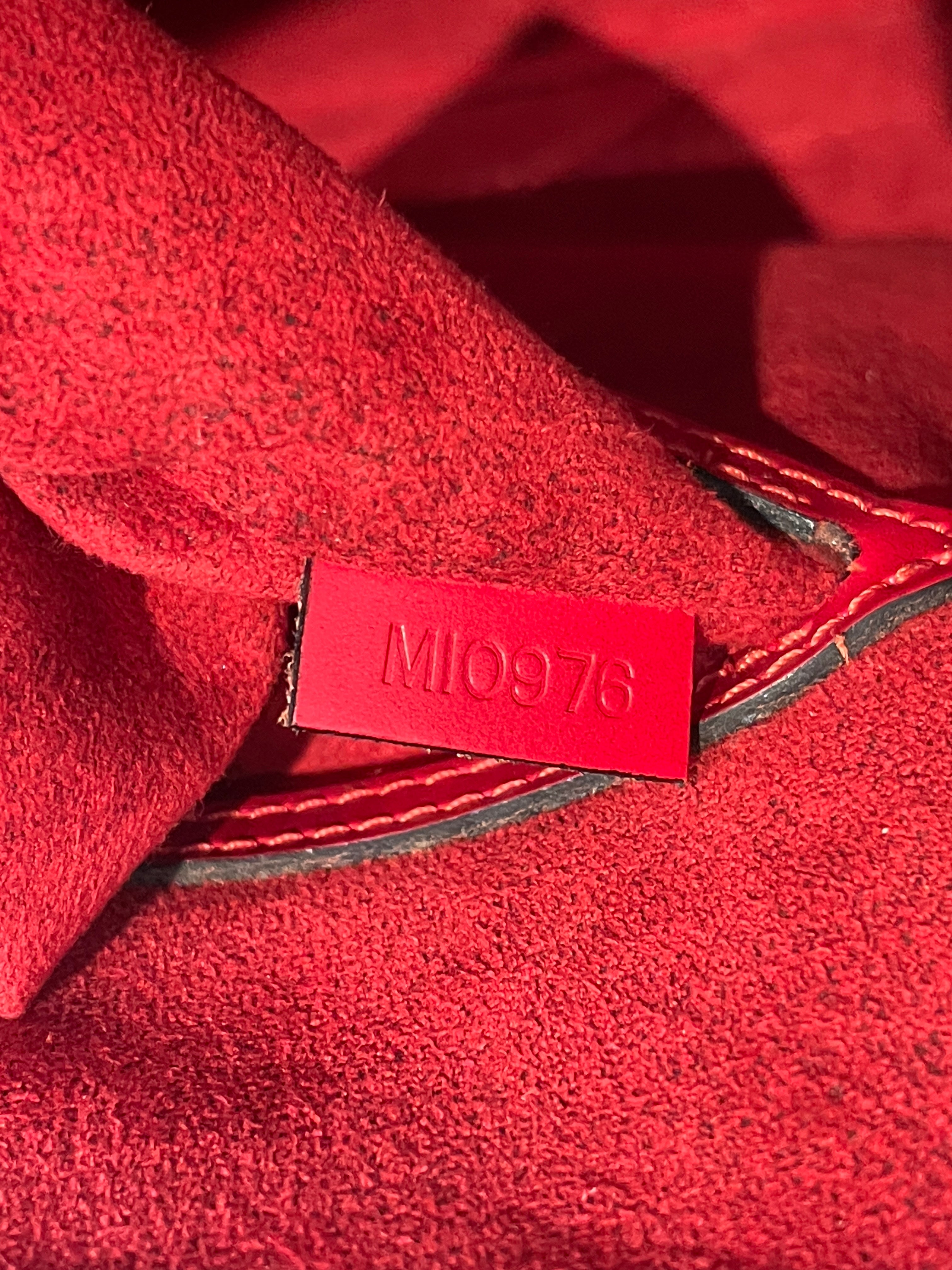 LOUIS VUITTON/Hand Bag/Leather/RED/alma bag view 7