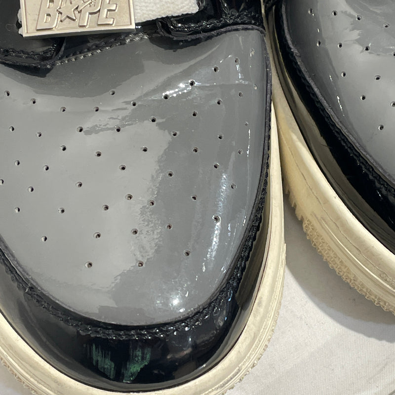 BAPE STA!/Low-Sneakers/US 11/Leather/BLK/Bapesta Low