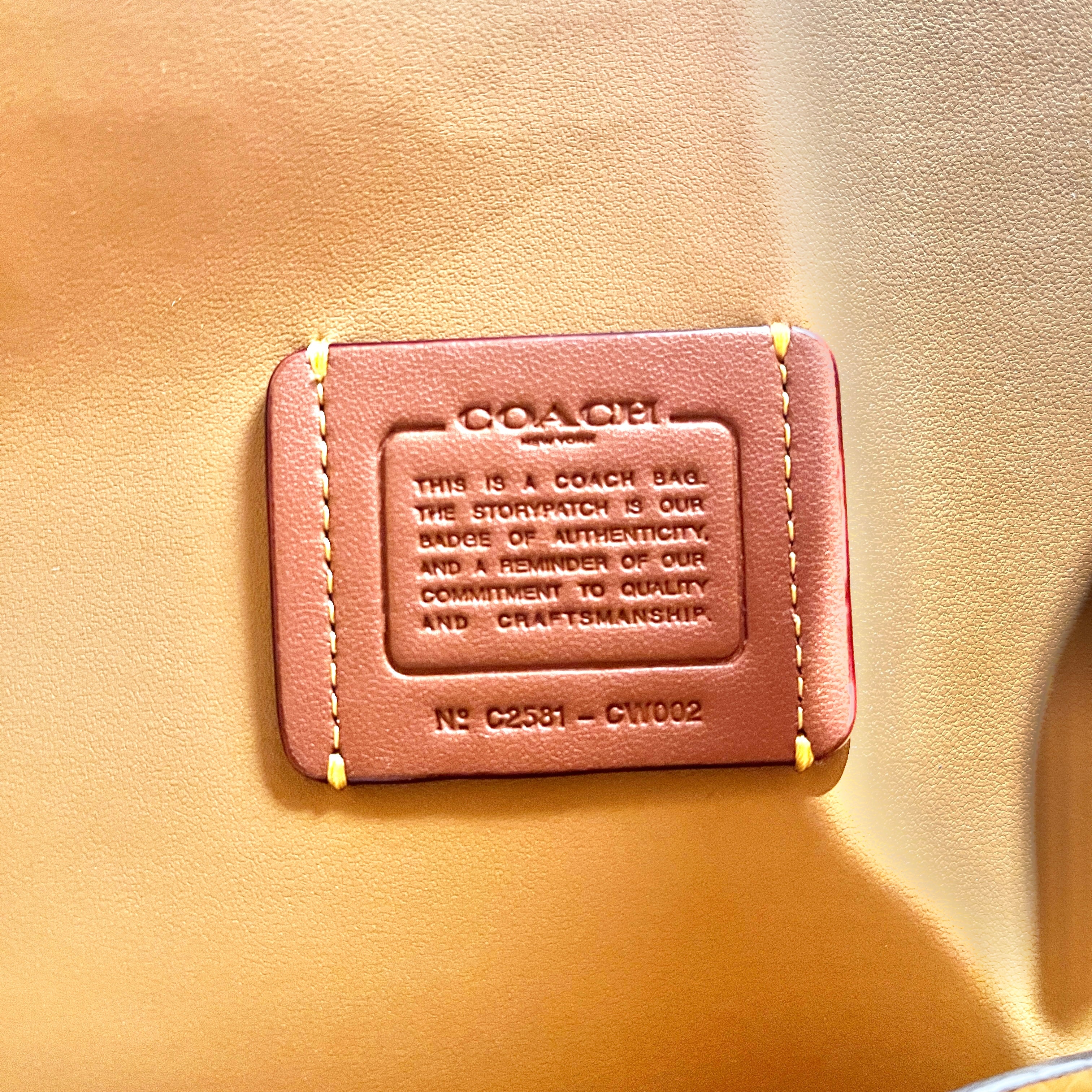 COACH/Hand Bag/Leather/YEL/Hadley Convertible Crossbody view 5