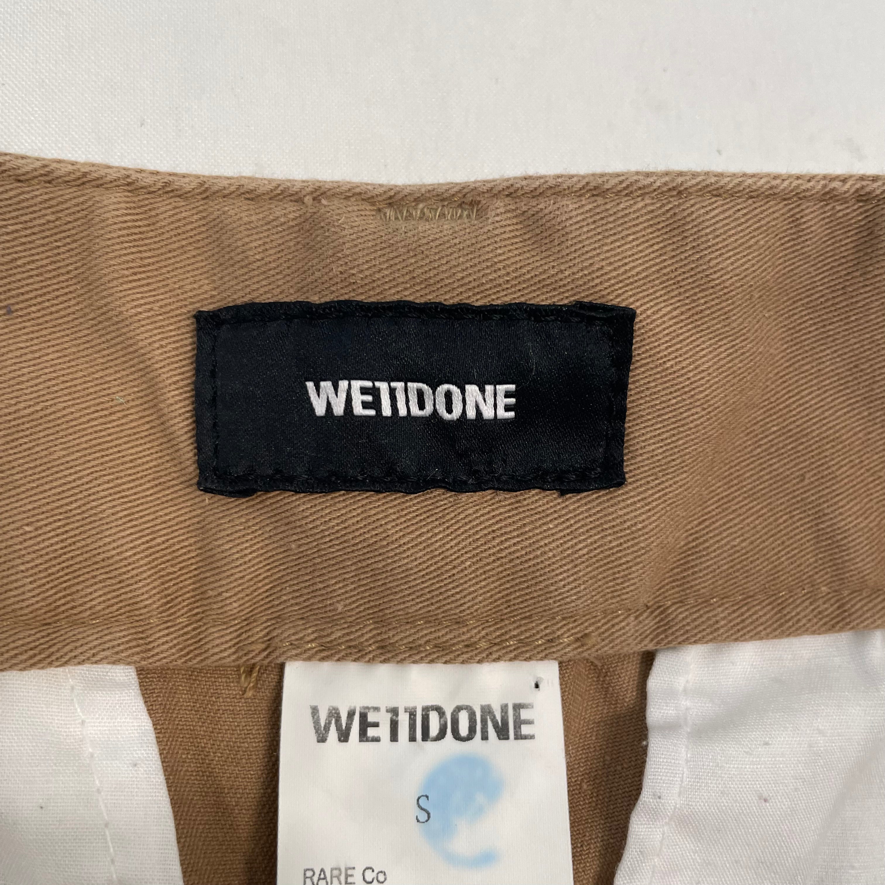 WE11DONE/Pants/S/Cotton/CML/WIDE/FLARE LEG/WD-PT6-20-017-M view 3