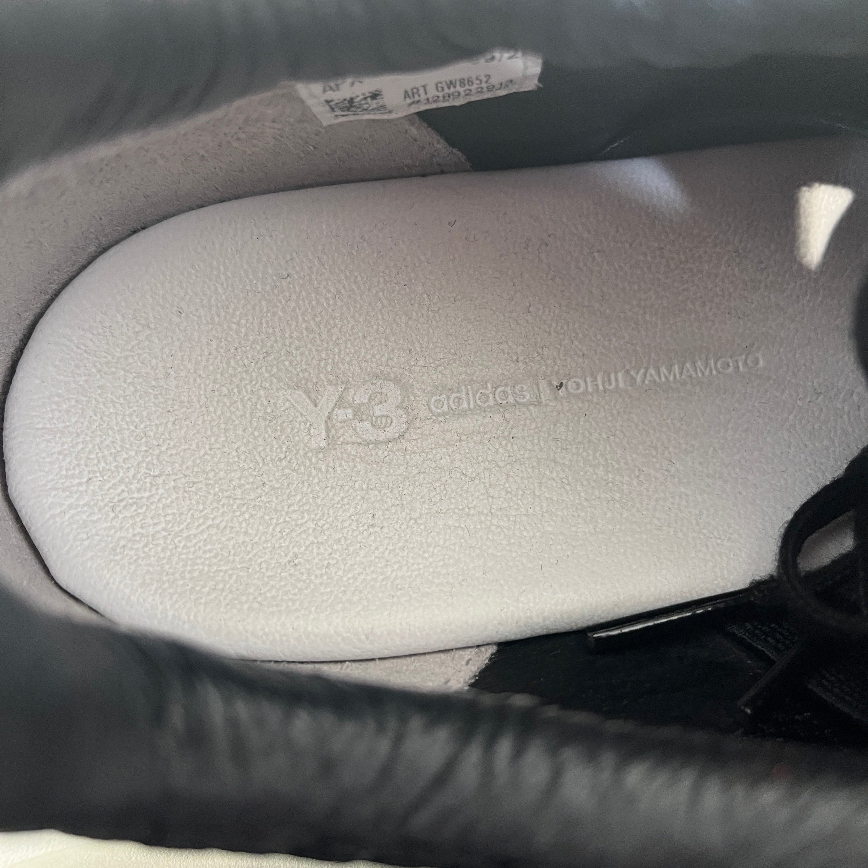 Y-3/Low-Sneakers/US 9.5/Cotton/BLK/Shiku run view 3