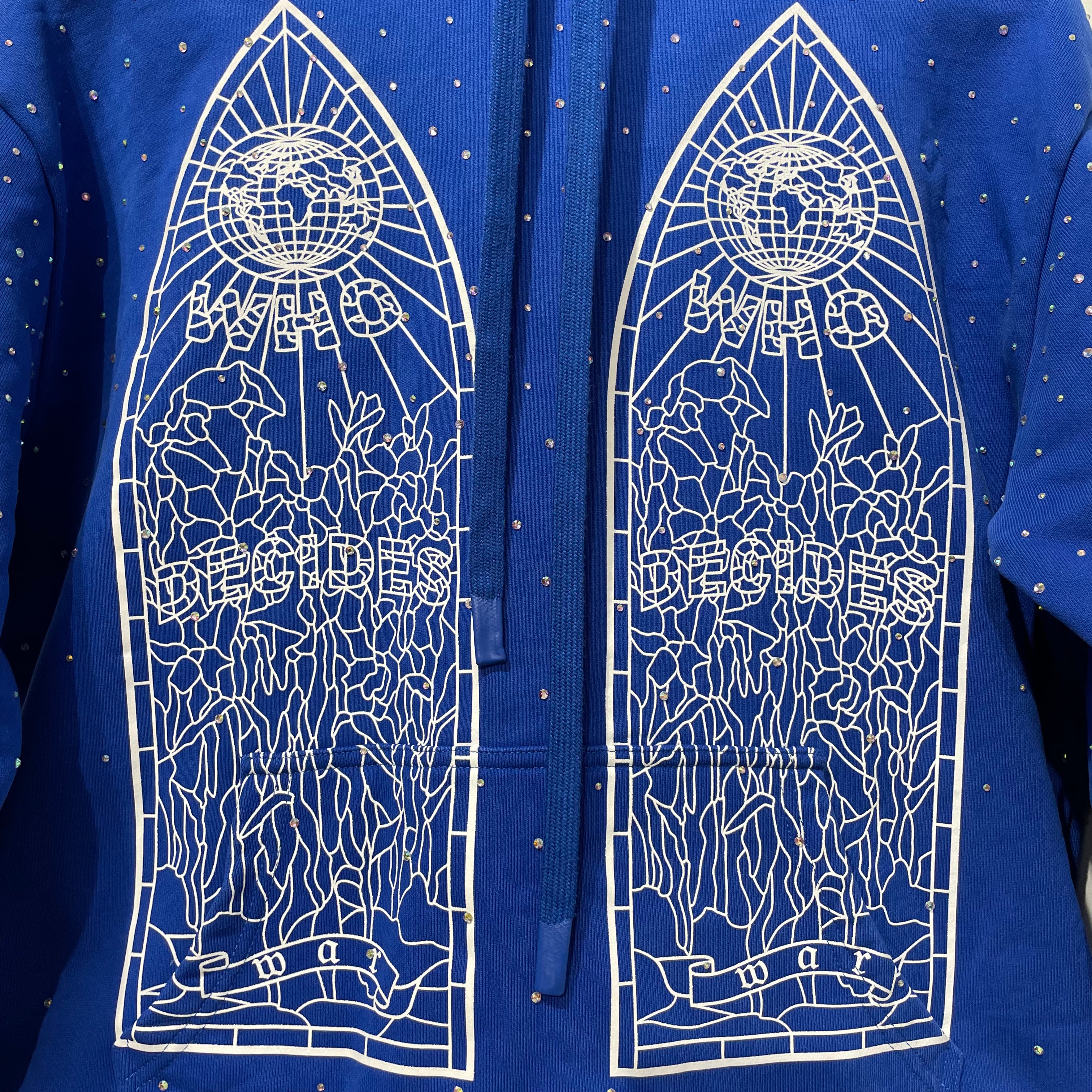 WHO DECIDES WAR/Hoodie/XXXS/Cotton/BLU/ view 5