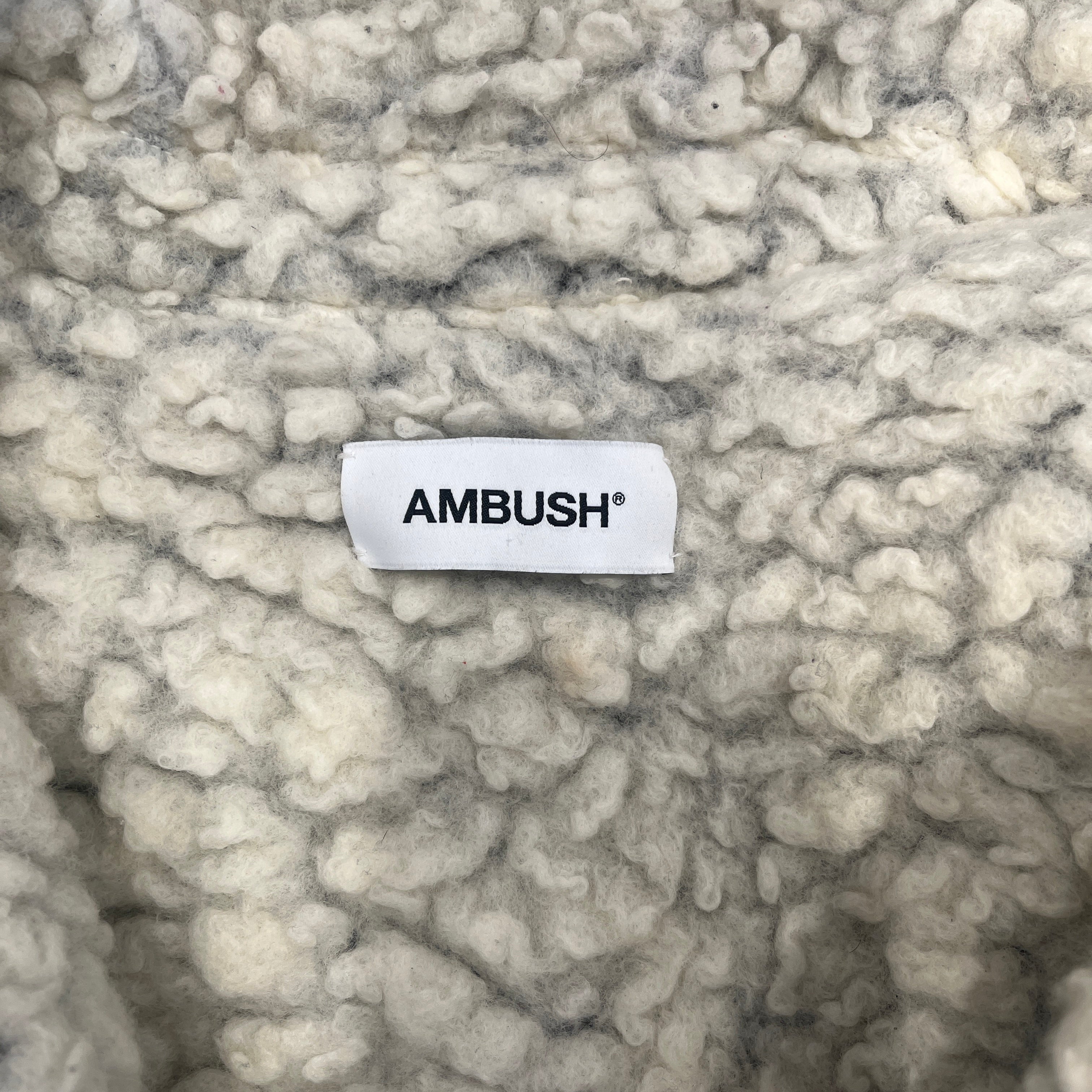 AMBUSH/Denim Jkt/1/Cotton/BLU/SHERPA LINED view 3