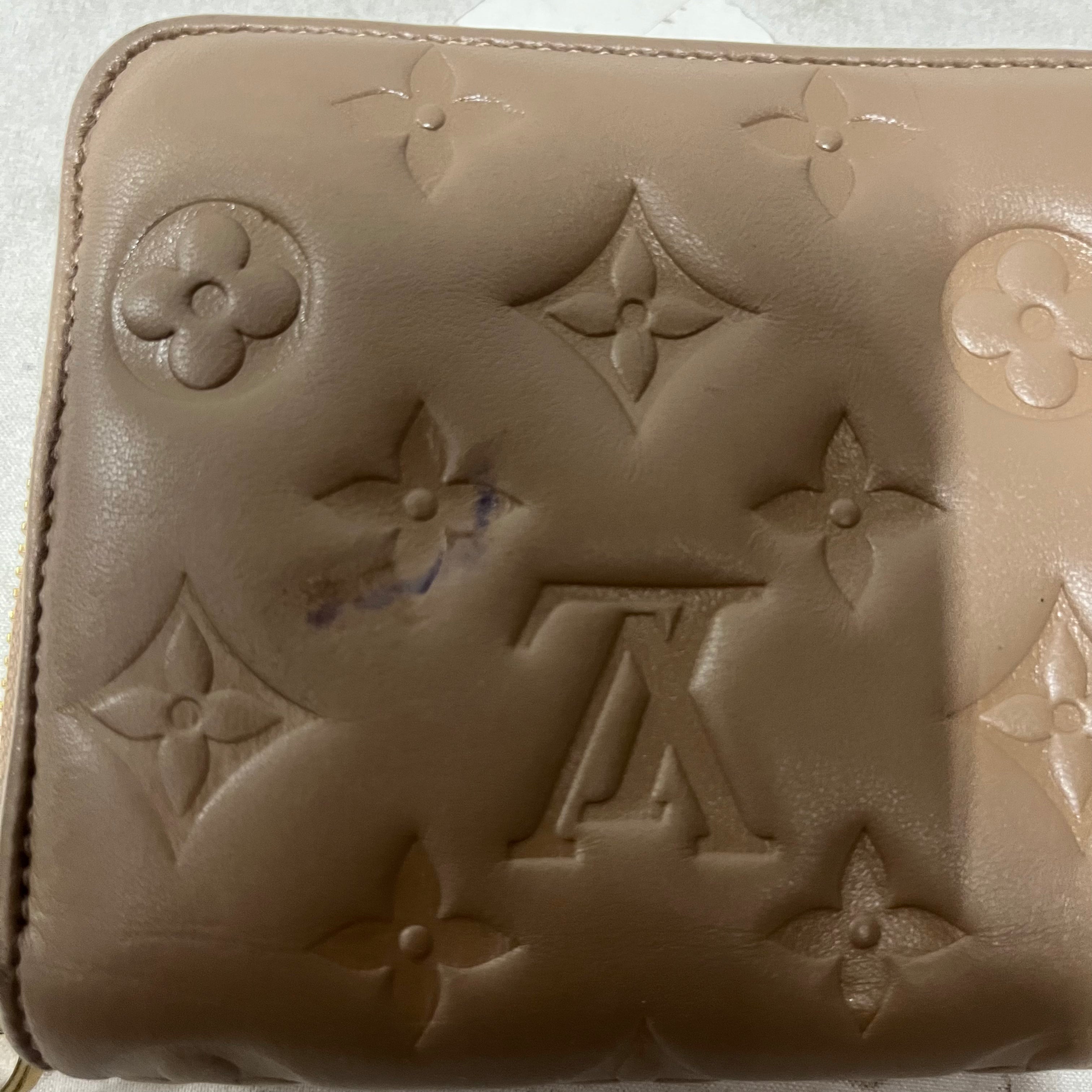 LOUIS VUITTON/Long Wallet/Monogram/Leather/BEG/L's/ZIppy wallet view 7