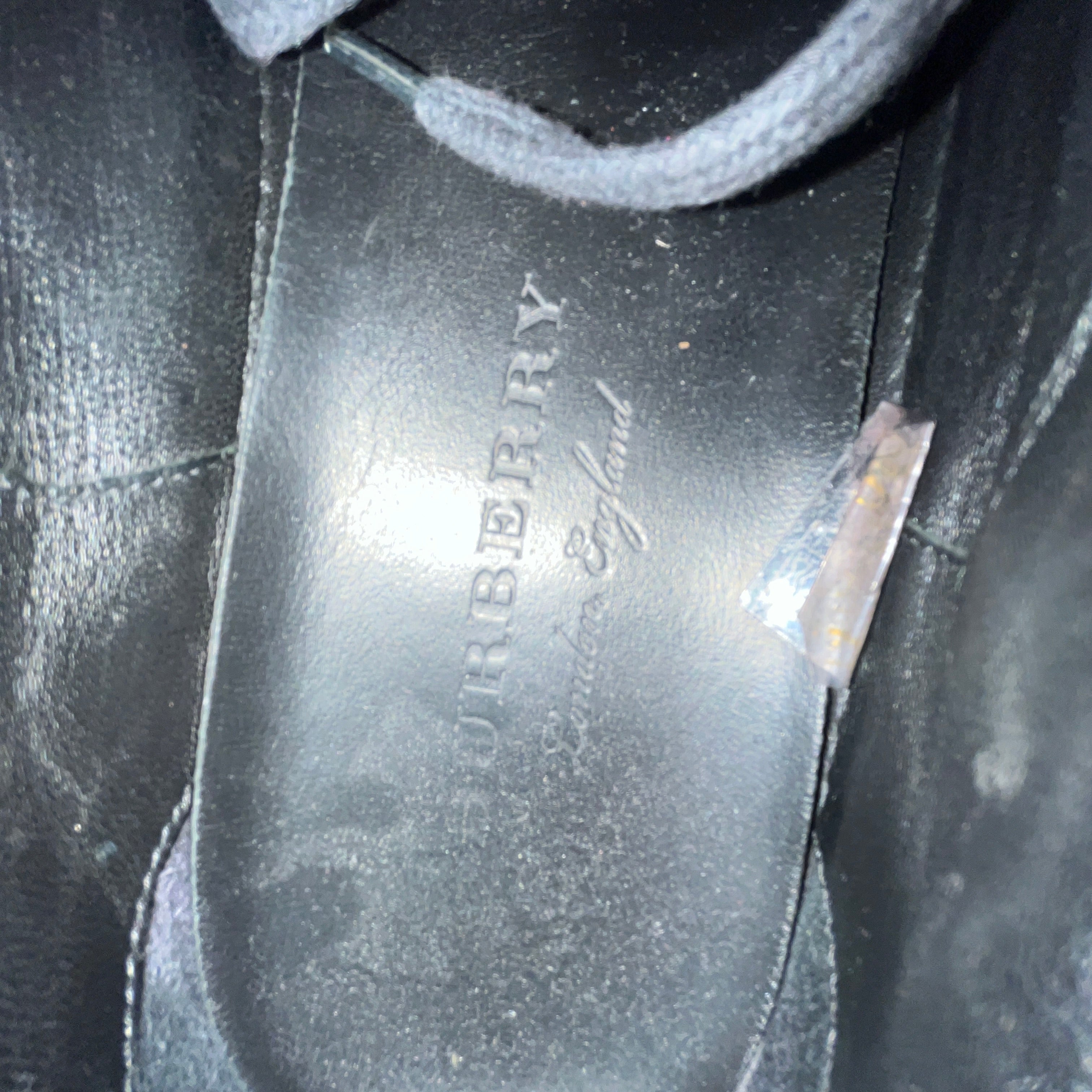 BURBERRY/Low-Sneakers/EU 39.5/BLK/Sequin view 5