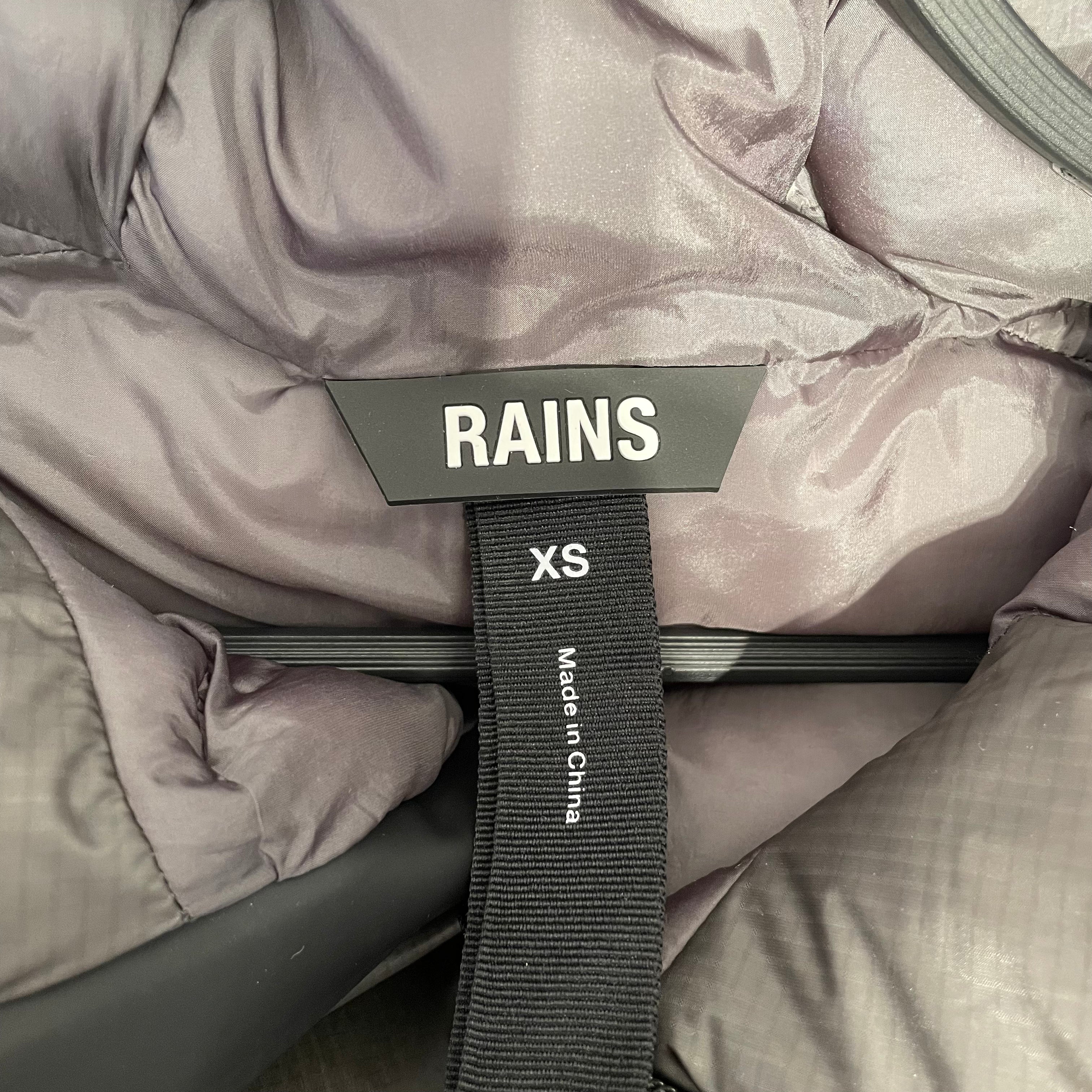 RAINS/Puffer Jkt/XS/Nylon/GRY/SHINNY GREY PUFFER view 3