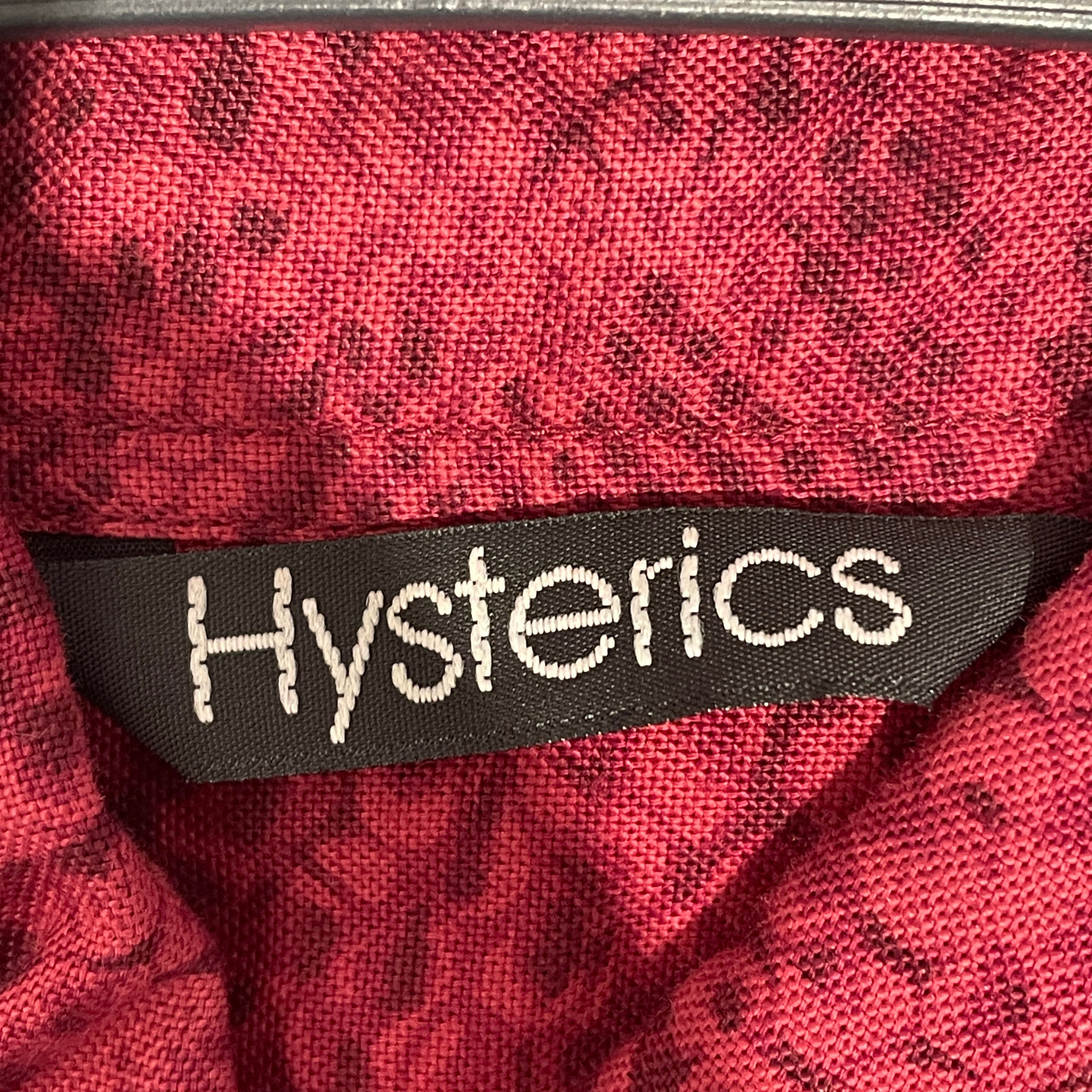 HYSTERIC GLAMOUR/LS Shirt/FREE/Animal Pattern/Cotton/RED/SNAKESKIN LS SHIRT view 3