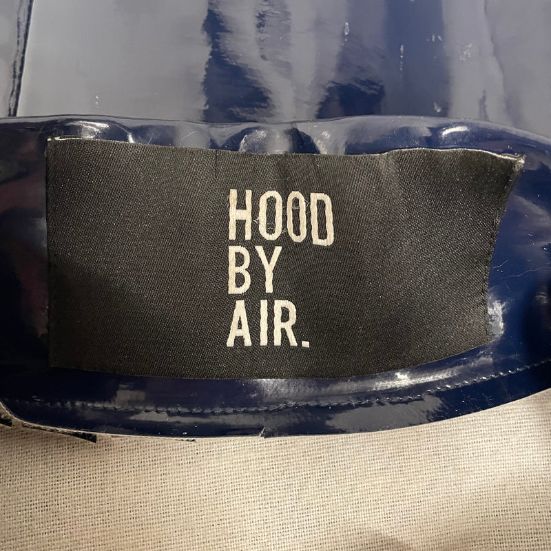 HOOD BY AIR./Jacket/NVY/GLOSSY FINISH ZIPPERS