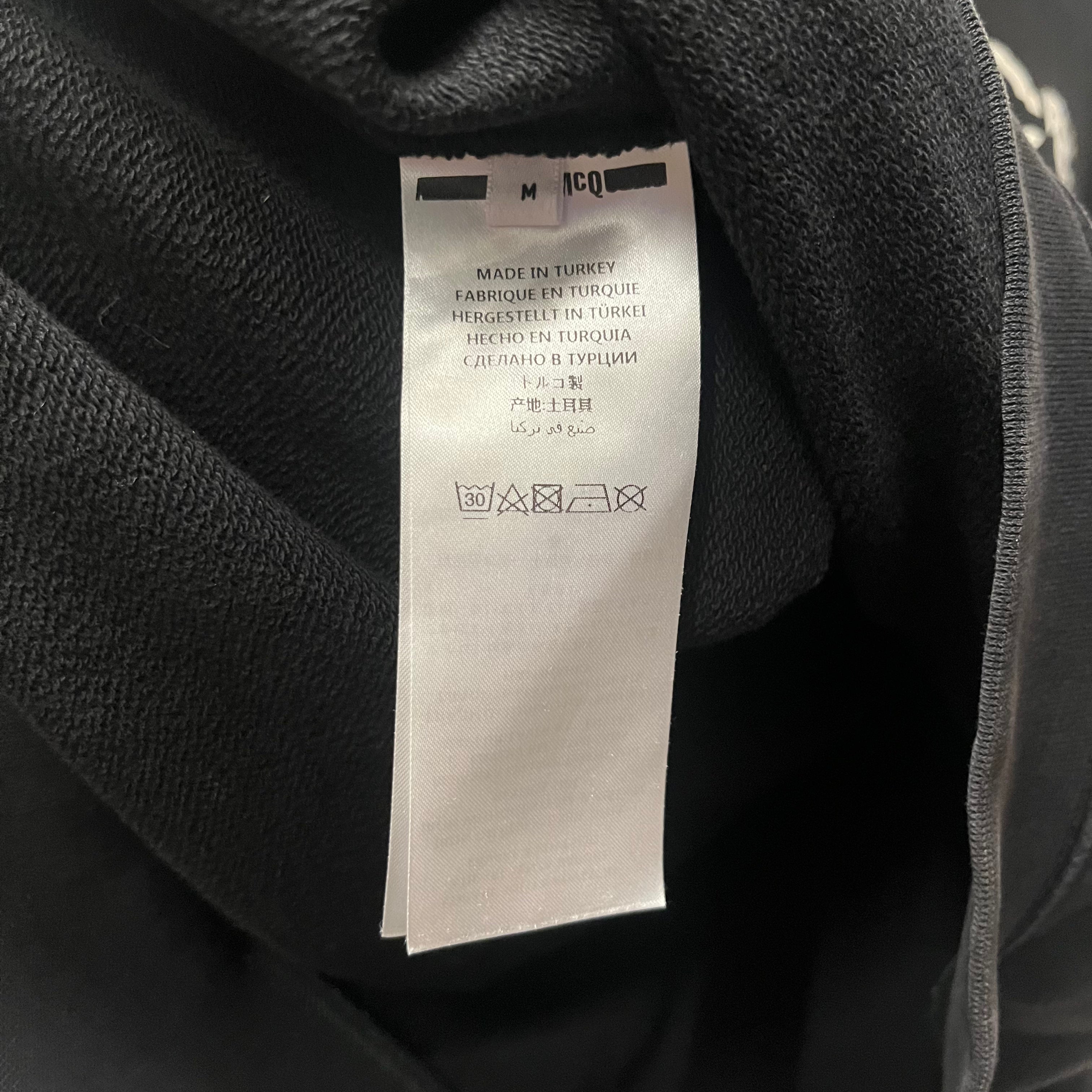 McQ Alexander McQueen/Sweatshirt/M/Graphic/Cotton/BLK/Pullover/SILENCE view 4