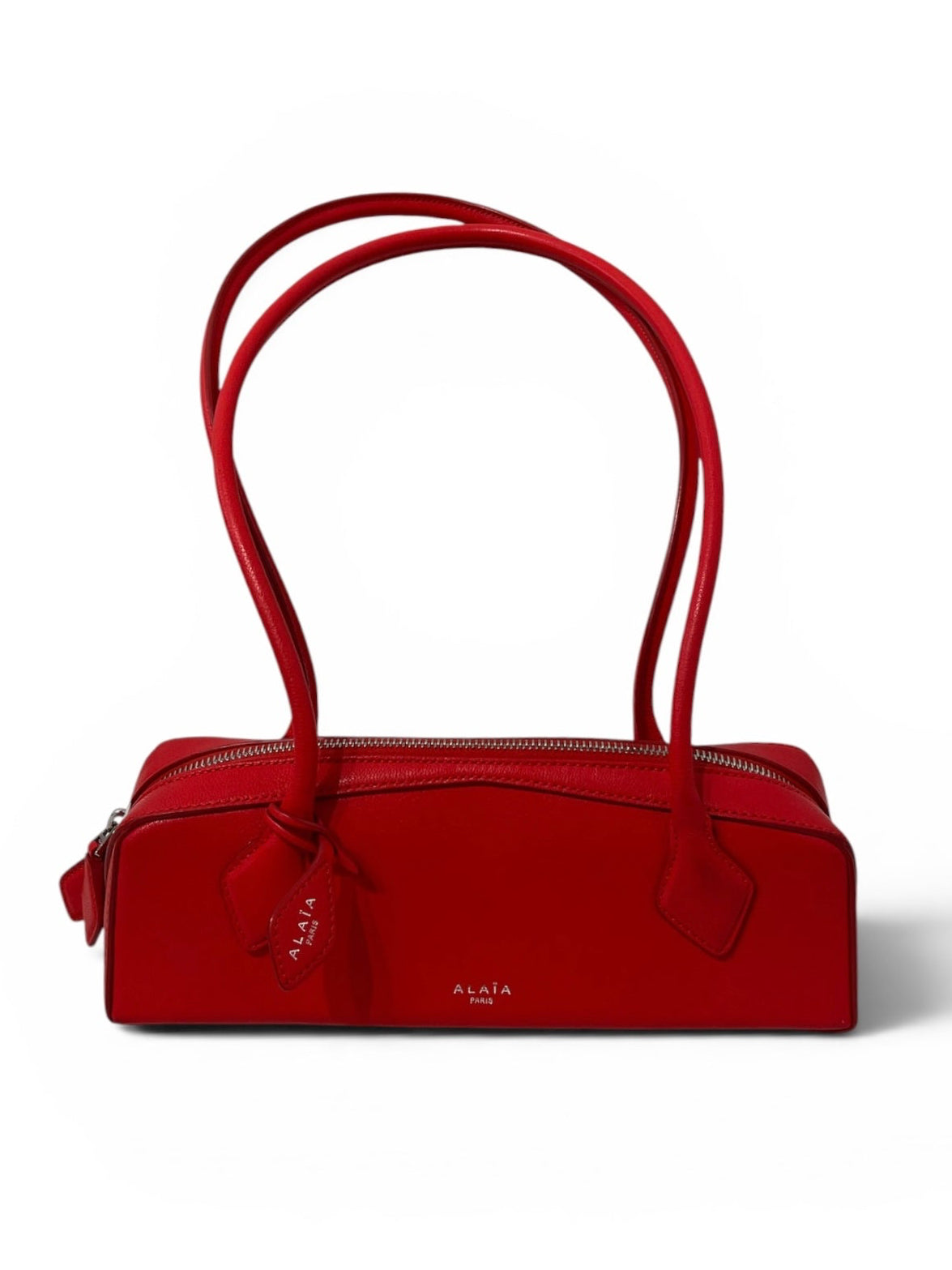 ALAIA/Bag/Leather/RED/LE TECKEL view 1