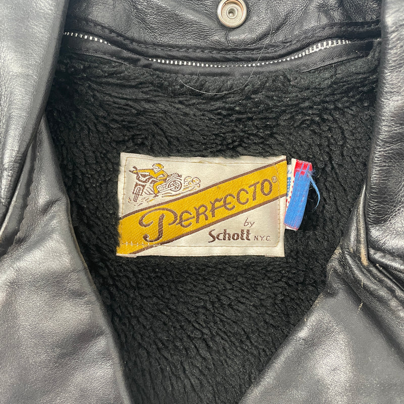 Vintage/Schott/Leather Jkt/40/Leather/BLK/70S PERFECTO BIKERVTG GRAIL