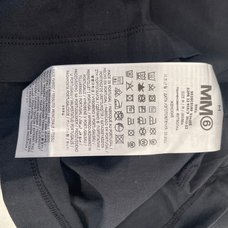 MM6/T-Shirt/M/Cotton/BLK/