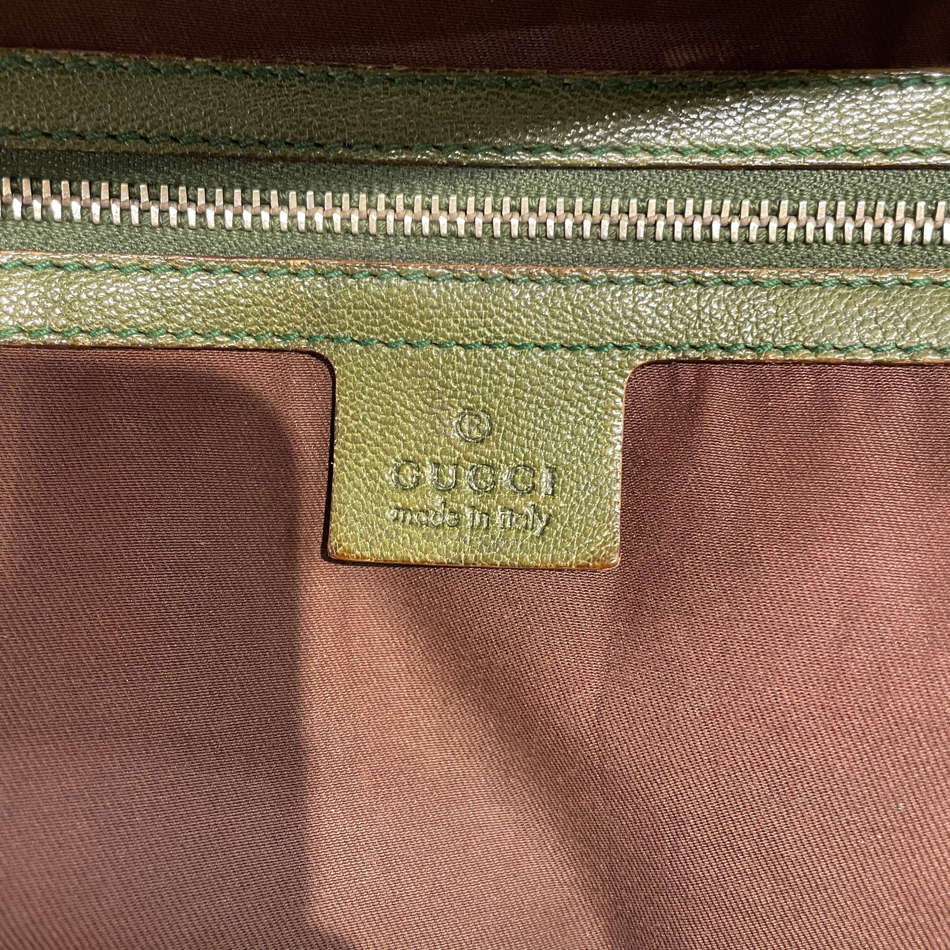 GUCCI/Hand Bag/Leather/GRN/GG BOWLER BAG view 4