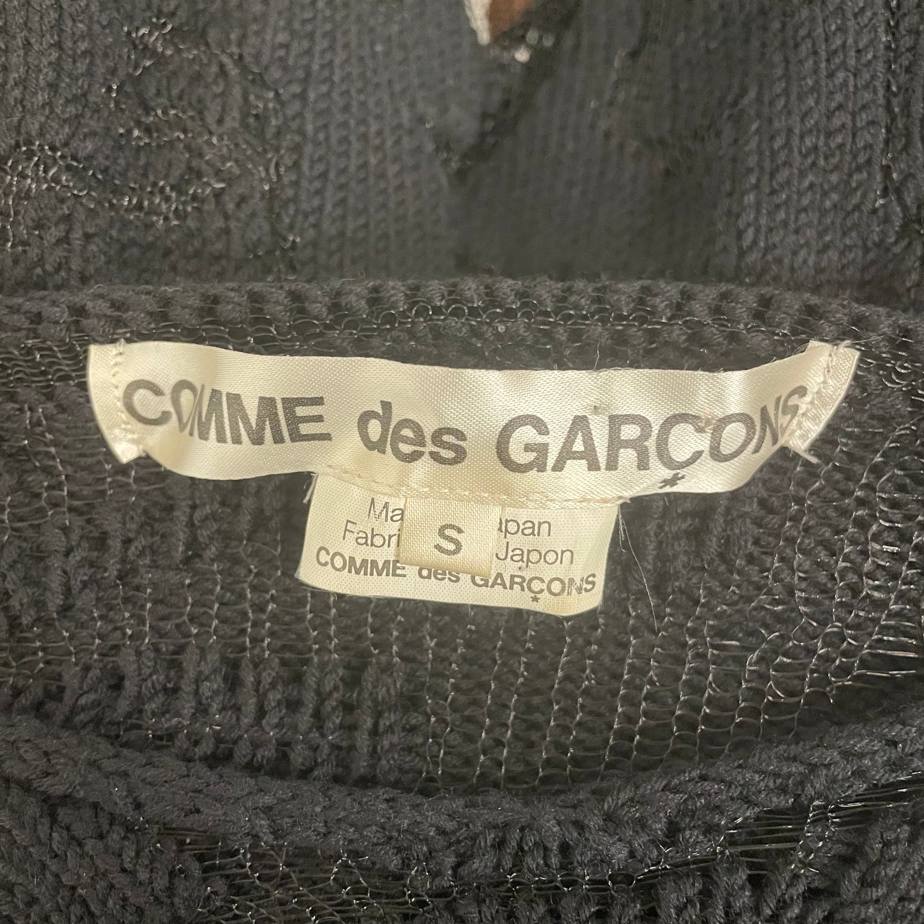 COMME des GARCONS/Sweater/S/Wool/BLK/EC-N004 view 3