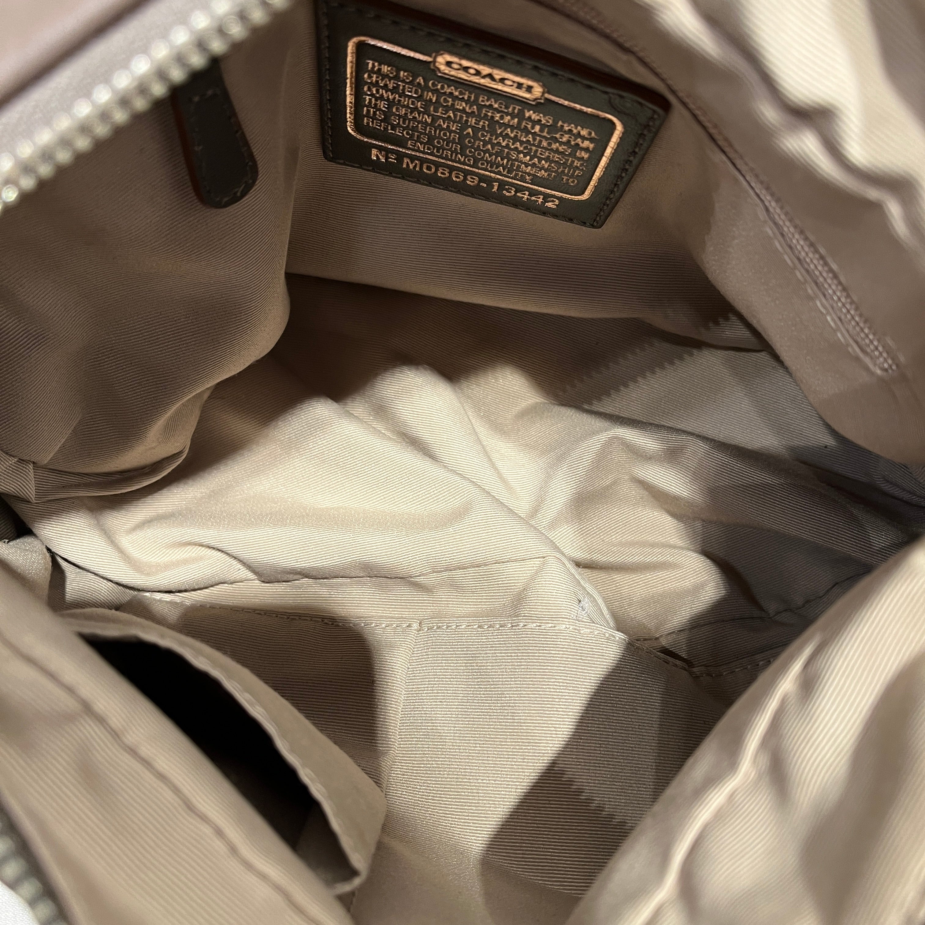 COACH/Hand Bag/Leather/BRW/PARKER SHOULDER BAG/SILVER view 3