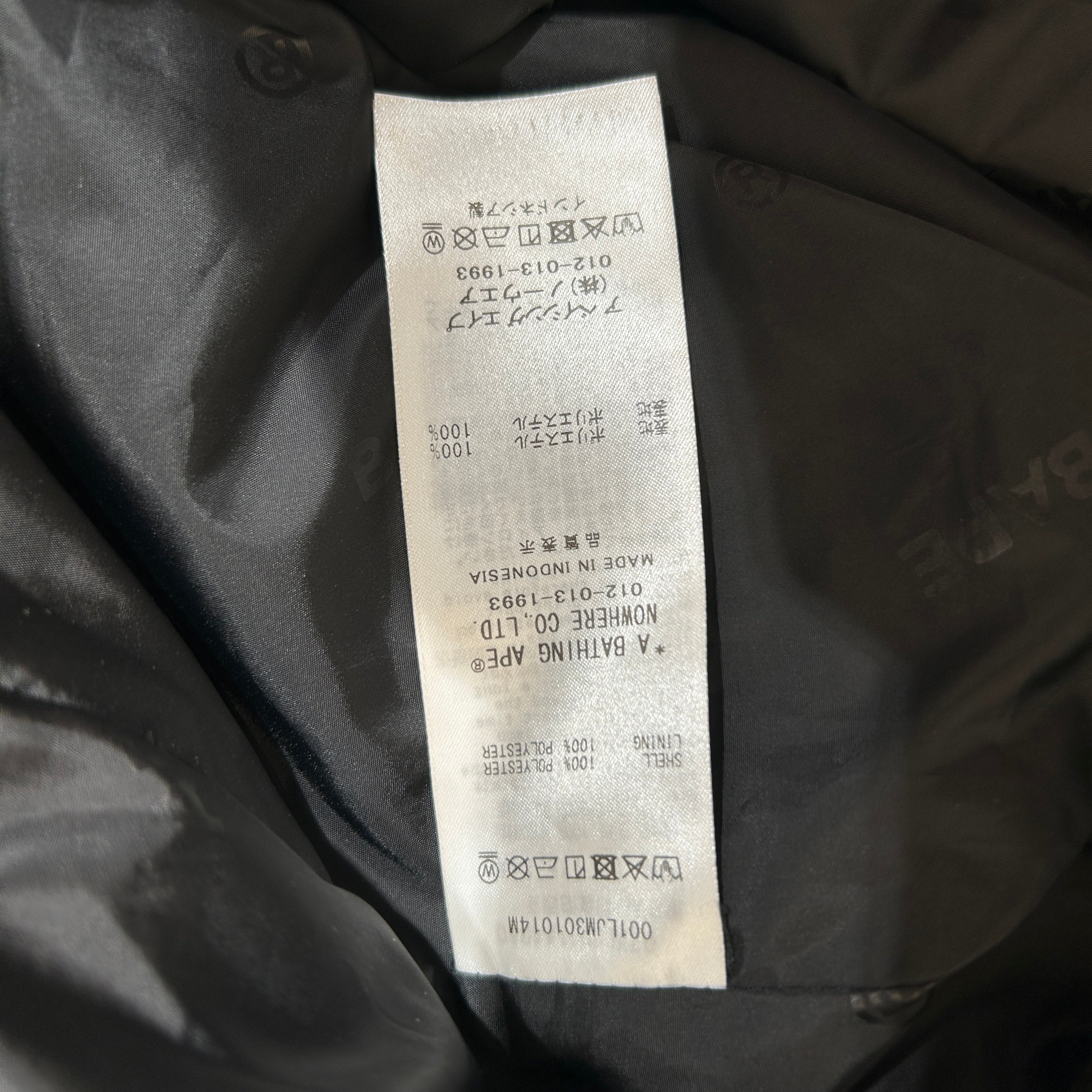 A BATHING APE/Windbreaker/L/Nylon/GRN/Camouflage/Camo Shark Windbreaker view 4