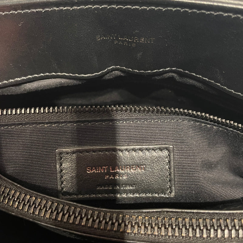 SAINT LAURENT/Cross Body Bag/Leather/BLK/PMR574946