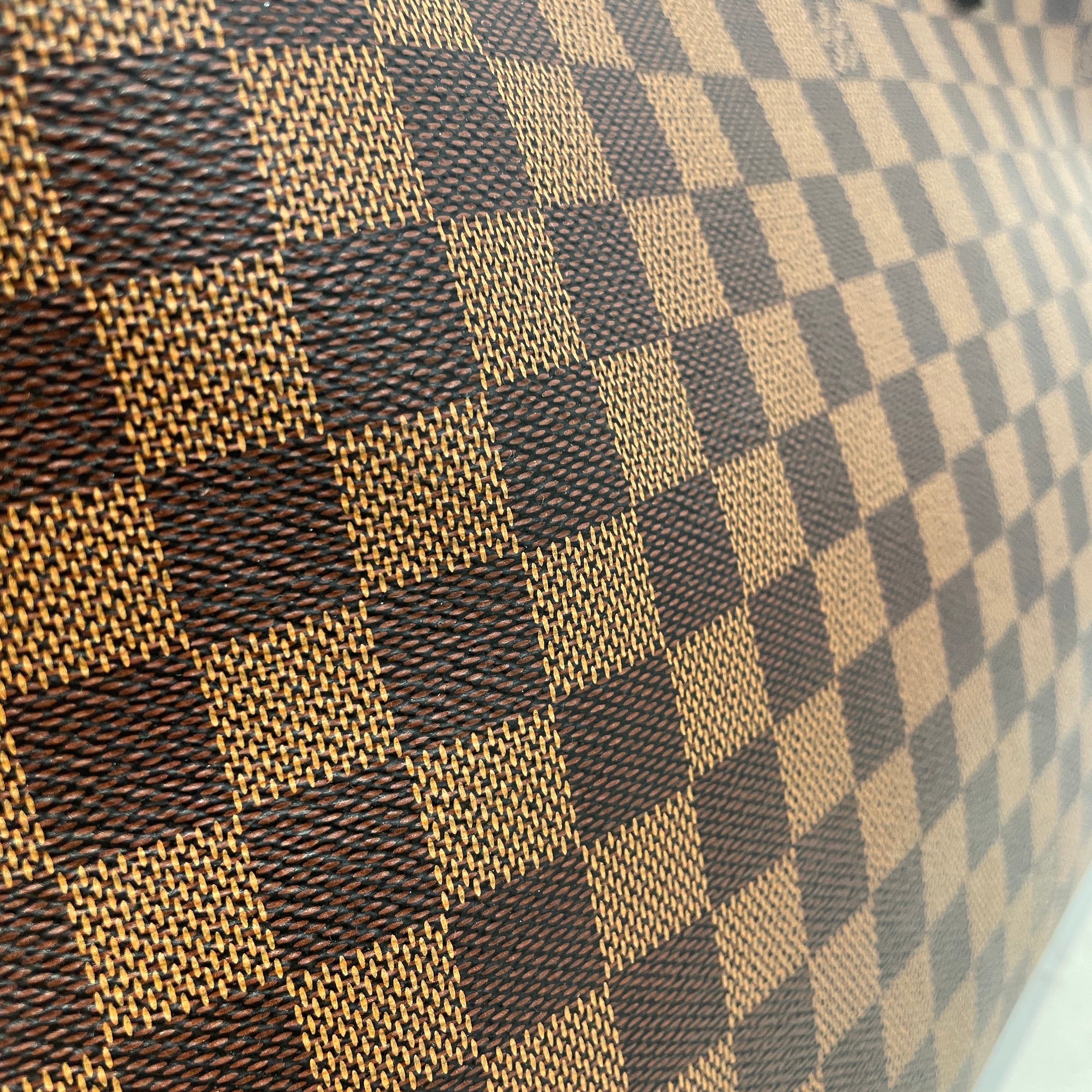 LOUIS VUITTON/Tote Bag/Monogram/Leather/BRW/Neverfull MM Damier Ebene view 6
