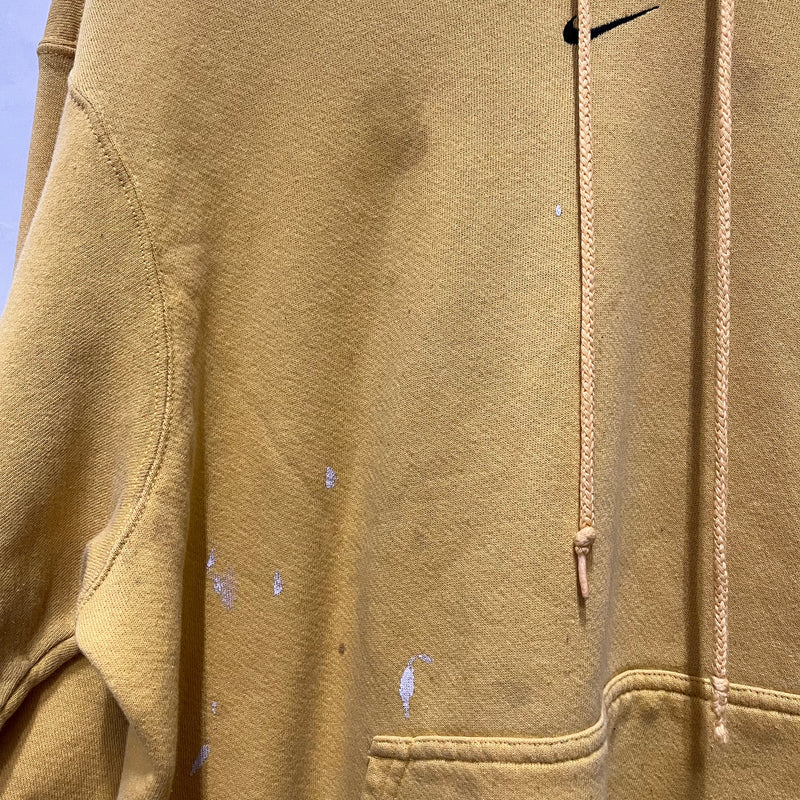 NIKE/Hoodie/L/Cotton/YEL/Center Swoosh Hoodie