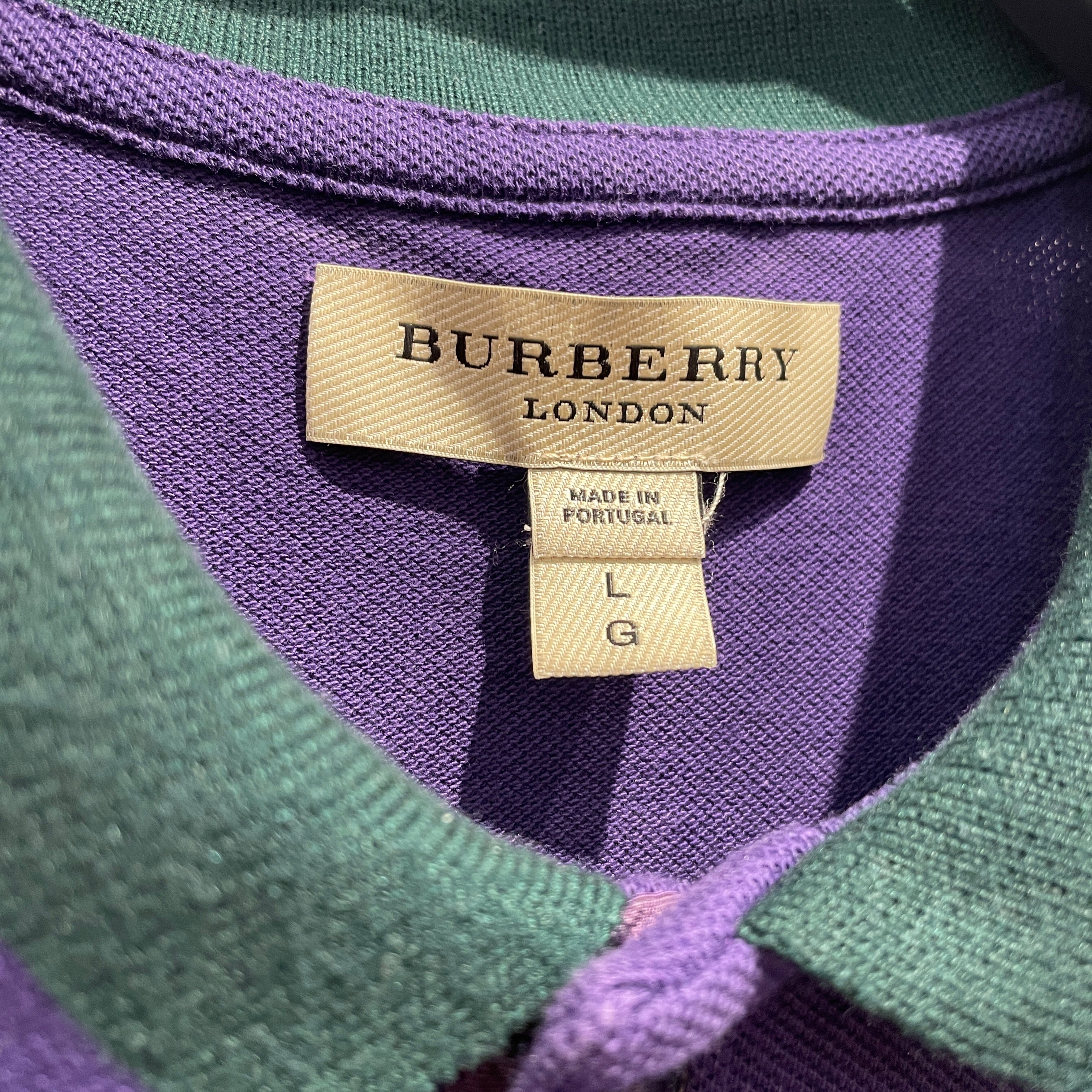 BURBERRY LONDON/Polo Shirt/L/Cotton/PPL/ view 3