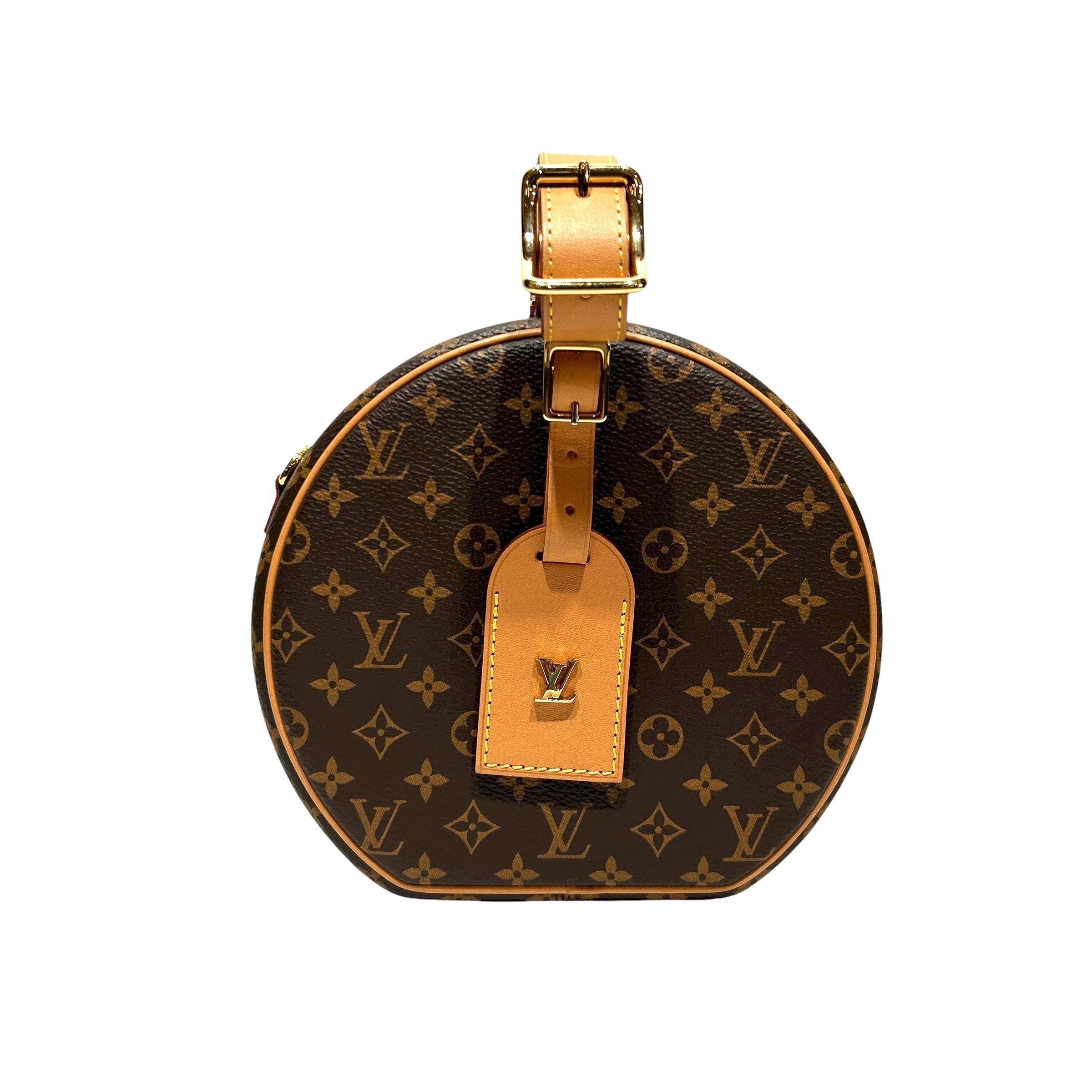 LOUIS VUITTON/Cross Body Bag/Monogram/Leather/BRW/petite boite chapeau view 1