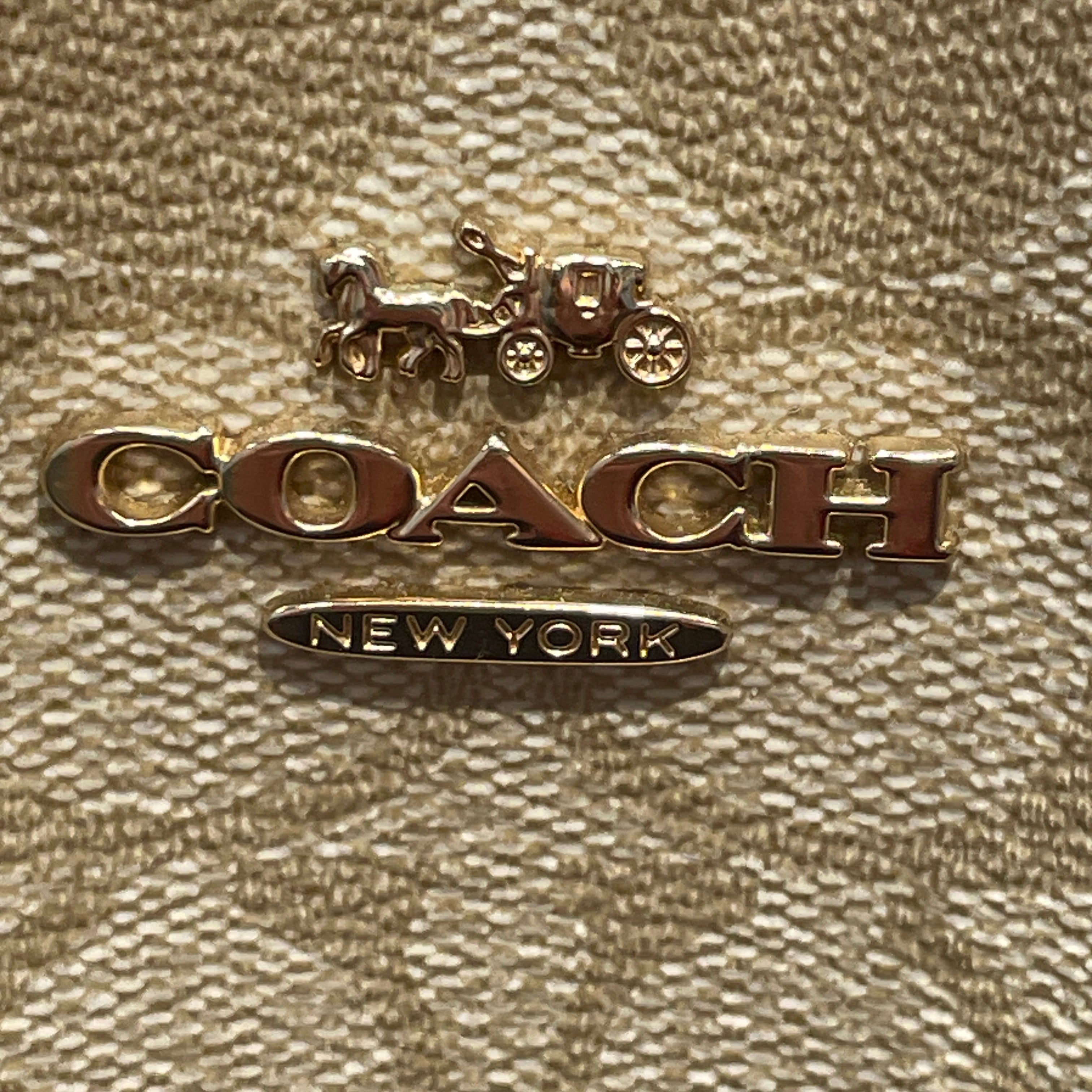 COACH/Cross Body Bag/All Over Print/Leather/BEG/ view 4