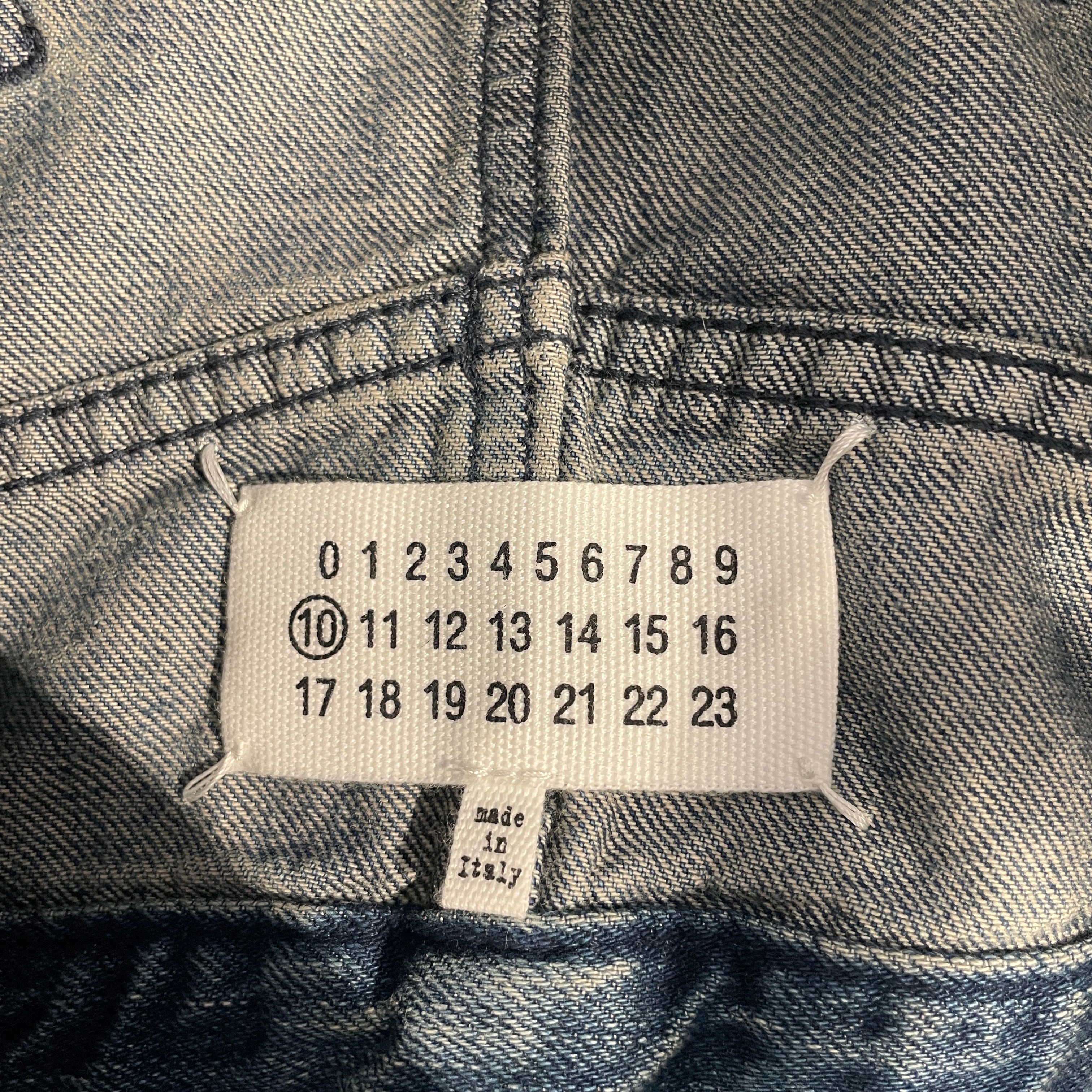 Maison Margiela/Camisole/50/Denim/NVY/REVERSE JEANS TANK TOP view 3