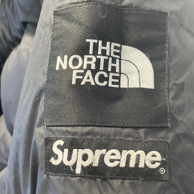 Supreme/THE NORTH FACE/Puffer Jkt/XL/Polyester/BLK/800-Fill Half ZIp Hooded