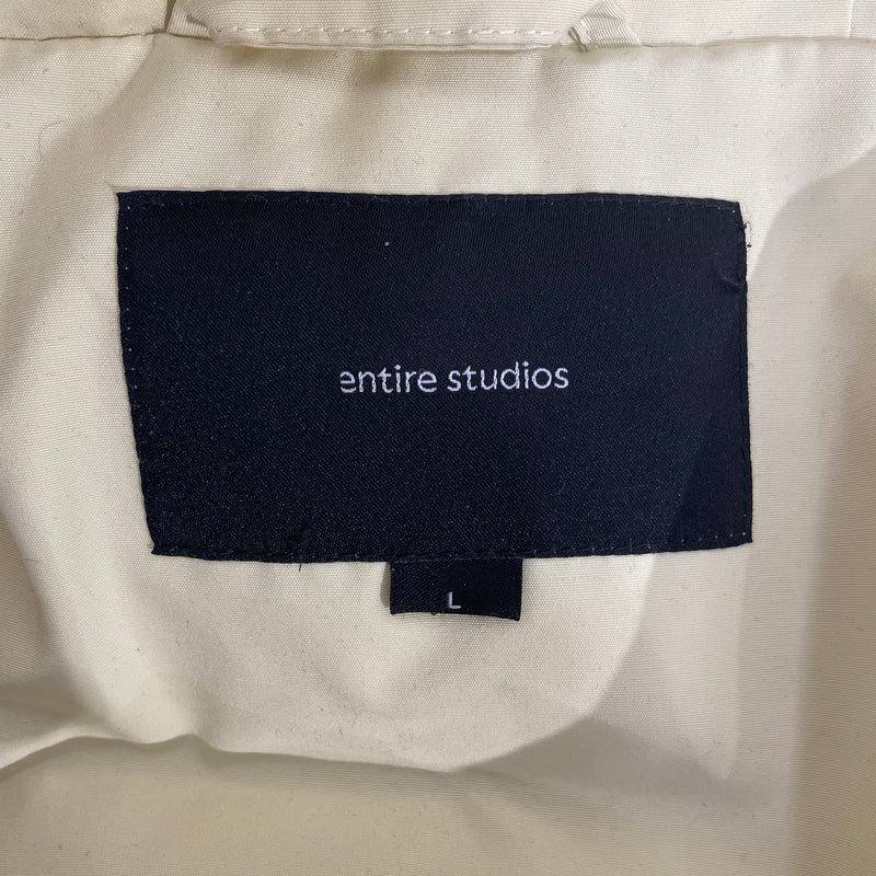 entire studios/Puffer Jkt/L/Nylon/YEL/